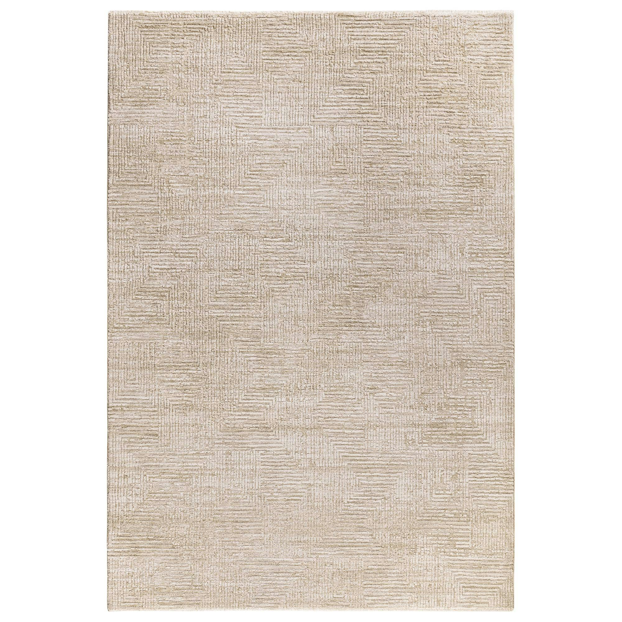 Asiatic Beige Laurent La06 Geo Rug - 120X160cm