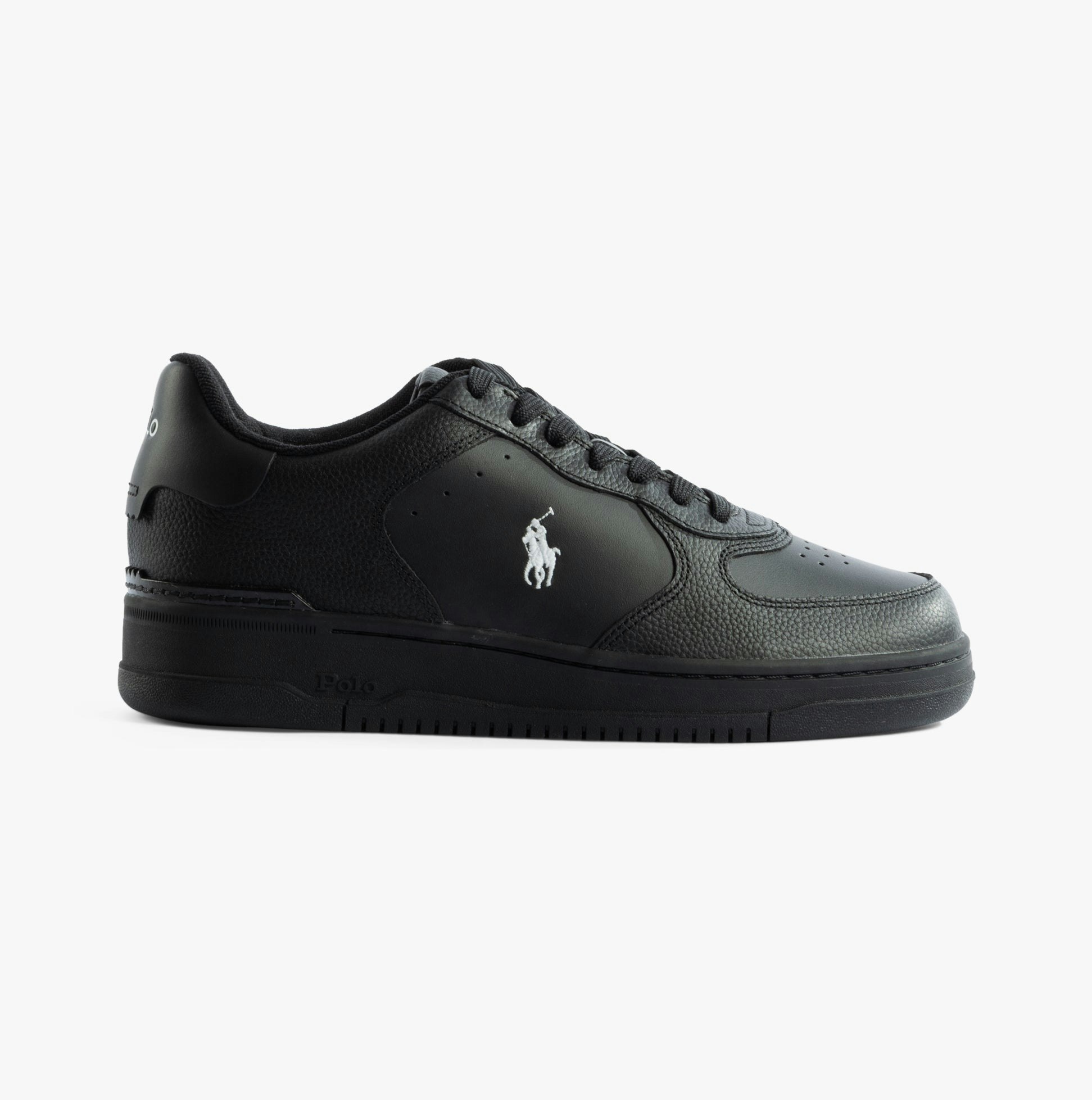 Polo Ralph Lauren Men's Black/White Masters Trainers / - Uk 11