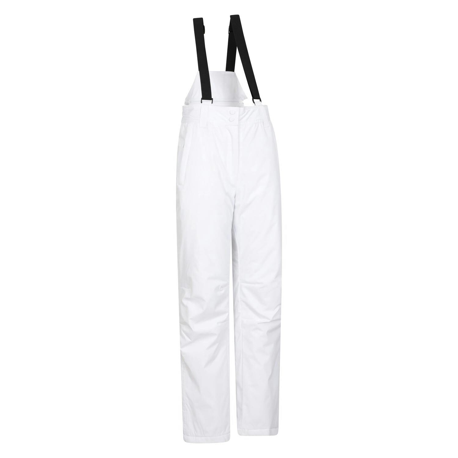 Mountain Warehouse Women's White Moon Slim Leg Ski Trousers - 24 Uk - 100% Polyester