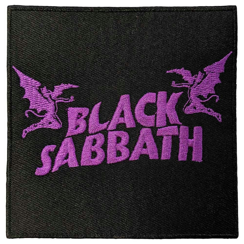 Paradiso Clothing Black Sabbath Wavy Logo And Daemons Woven Patch