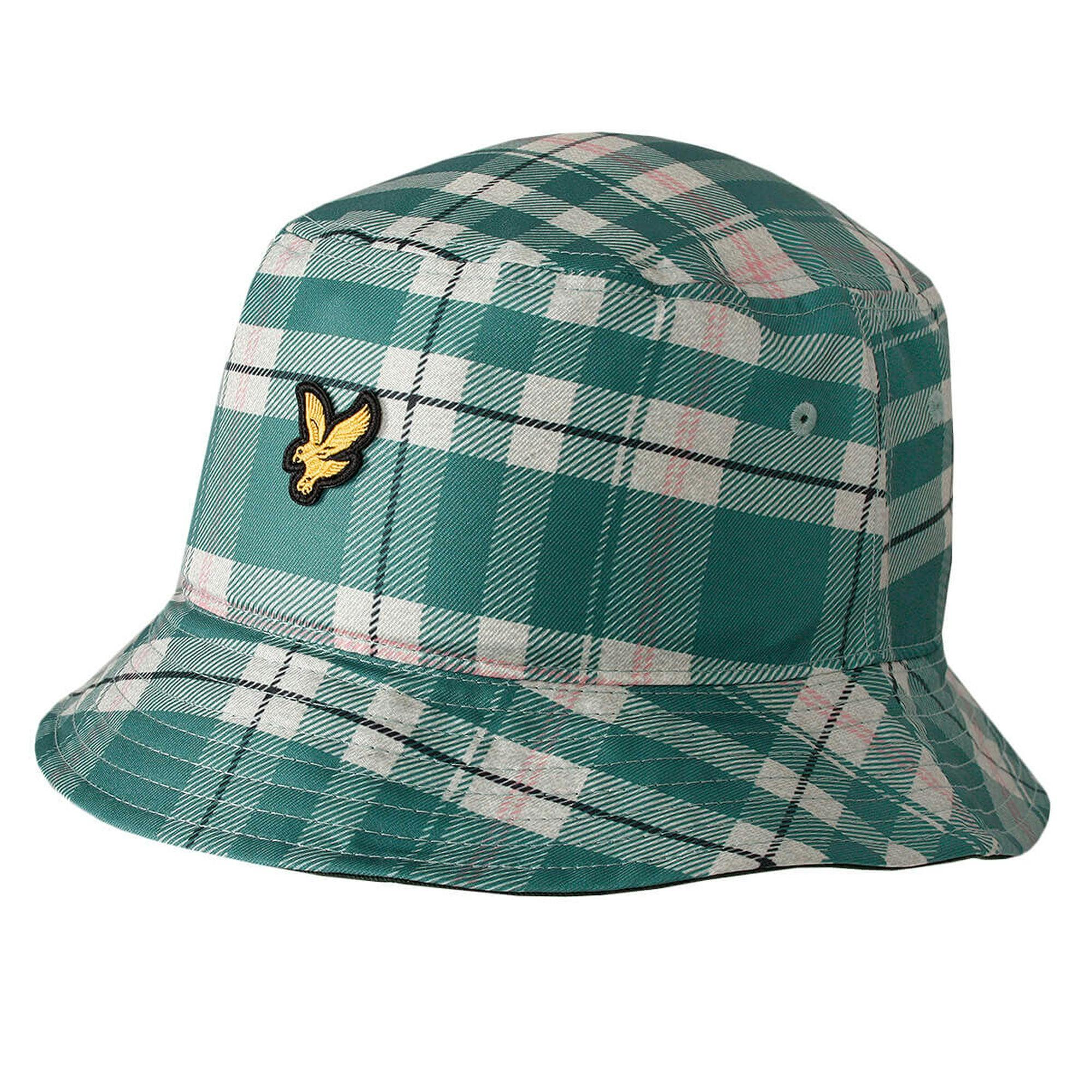 Lyle & Scott Tartan Bucket Hat Everglade - One Size