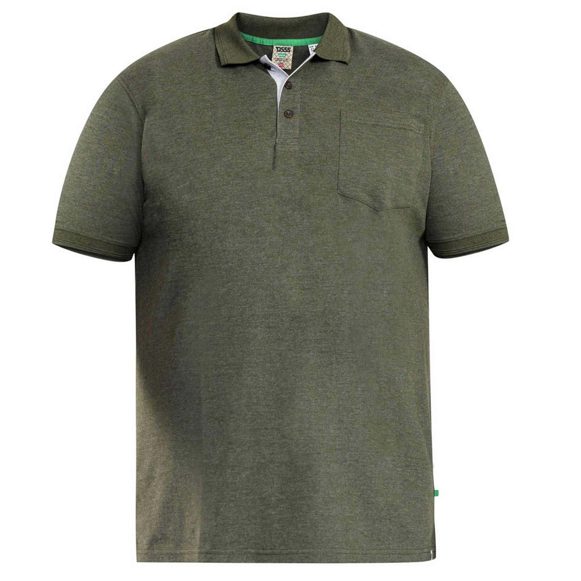 Duke Men's D555 Grant Pique Kingsize Polo Shirt - Khaki - Khaki - 5XL - 100% Cotton