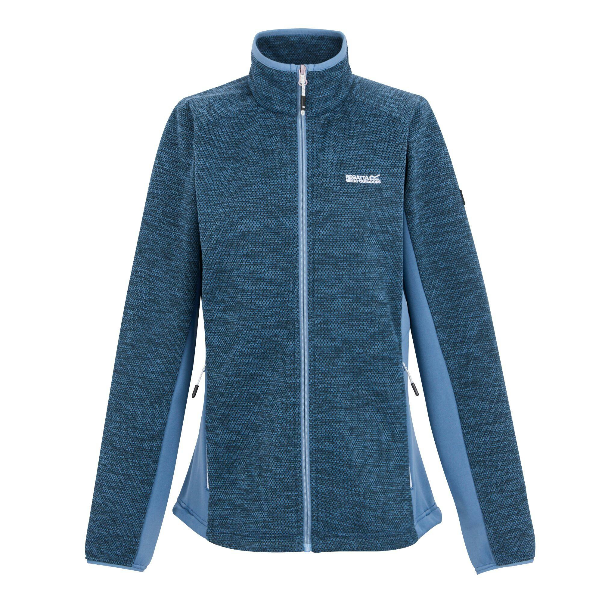 Regatta Women's Blue Highton Iv Full Zip Fleece Jacket - Coronet - 10 Uk - Coronet - 100% Mixed
