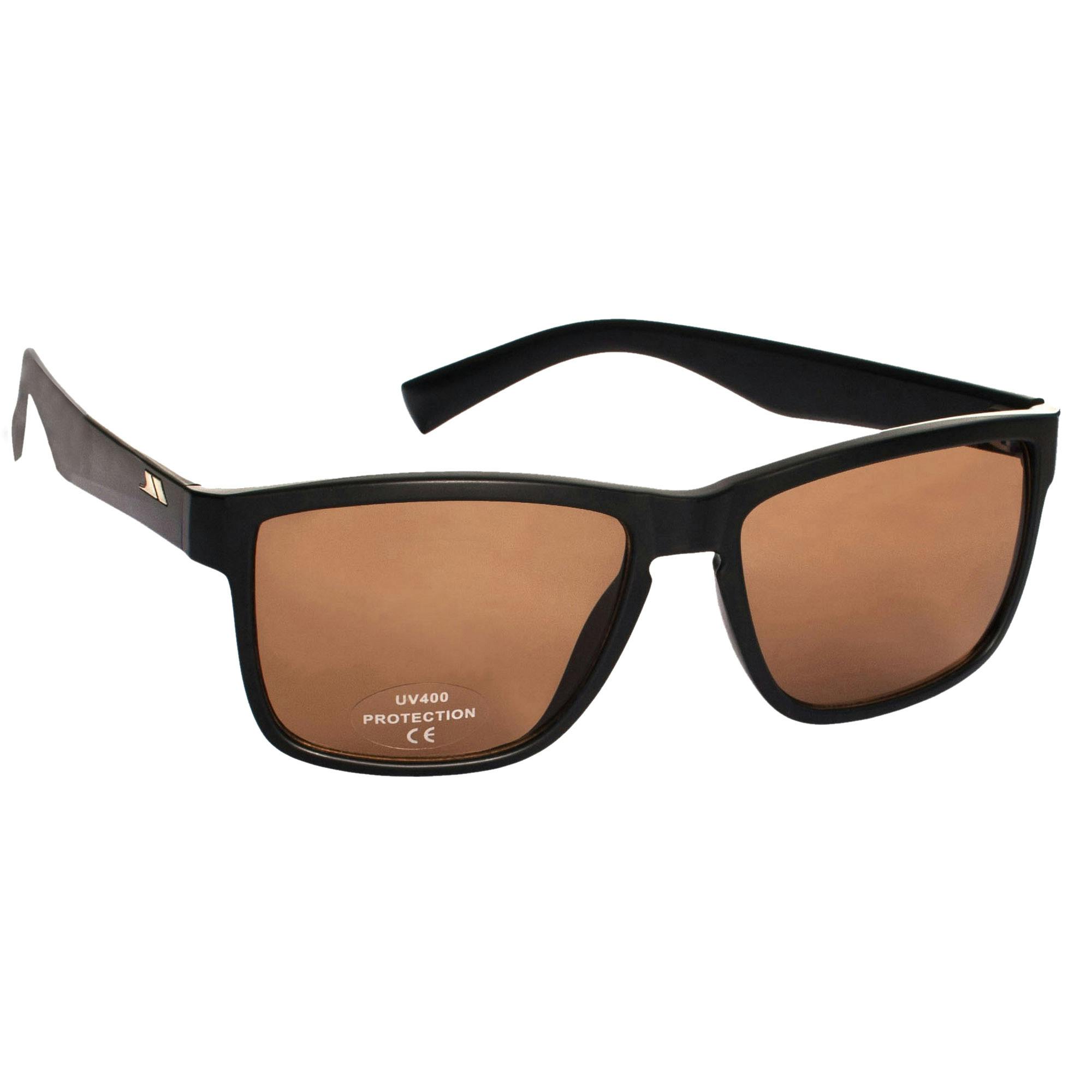 Trespass Unisex Black Adults Mass Control Sunglasses - One Size - 100% Plastic