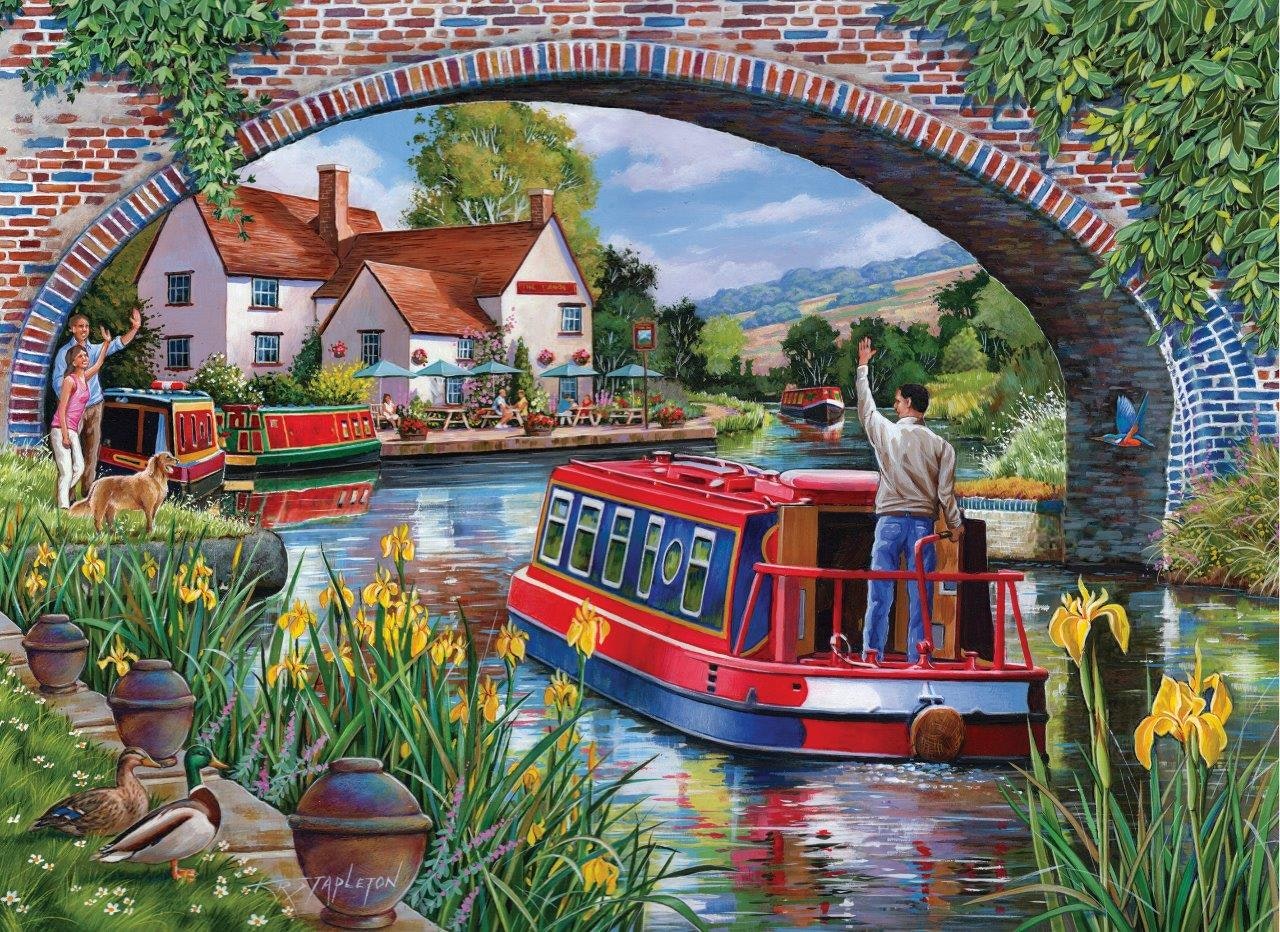 The House Of Puzzles Over & Under - Big 500 Piece Jigsaw Puzzle