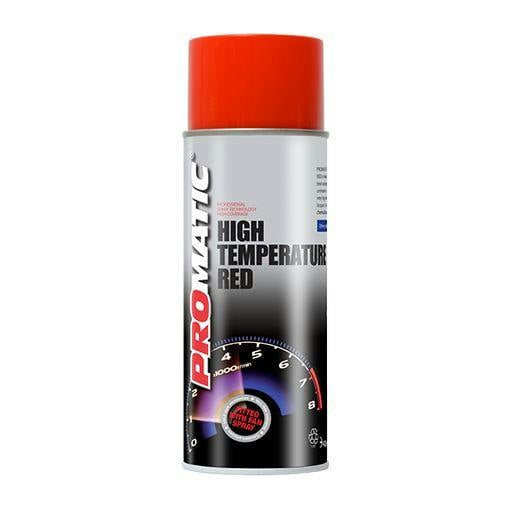Promatic Red High Temperature Spray Aerosol Paint Multi Purpose HTR400 400ml X2 - Image 9