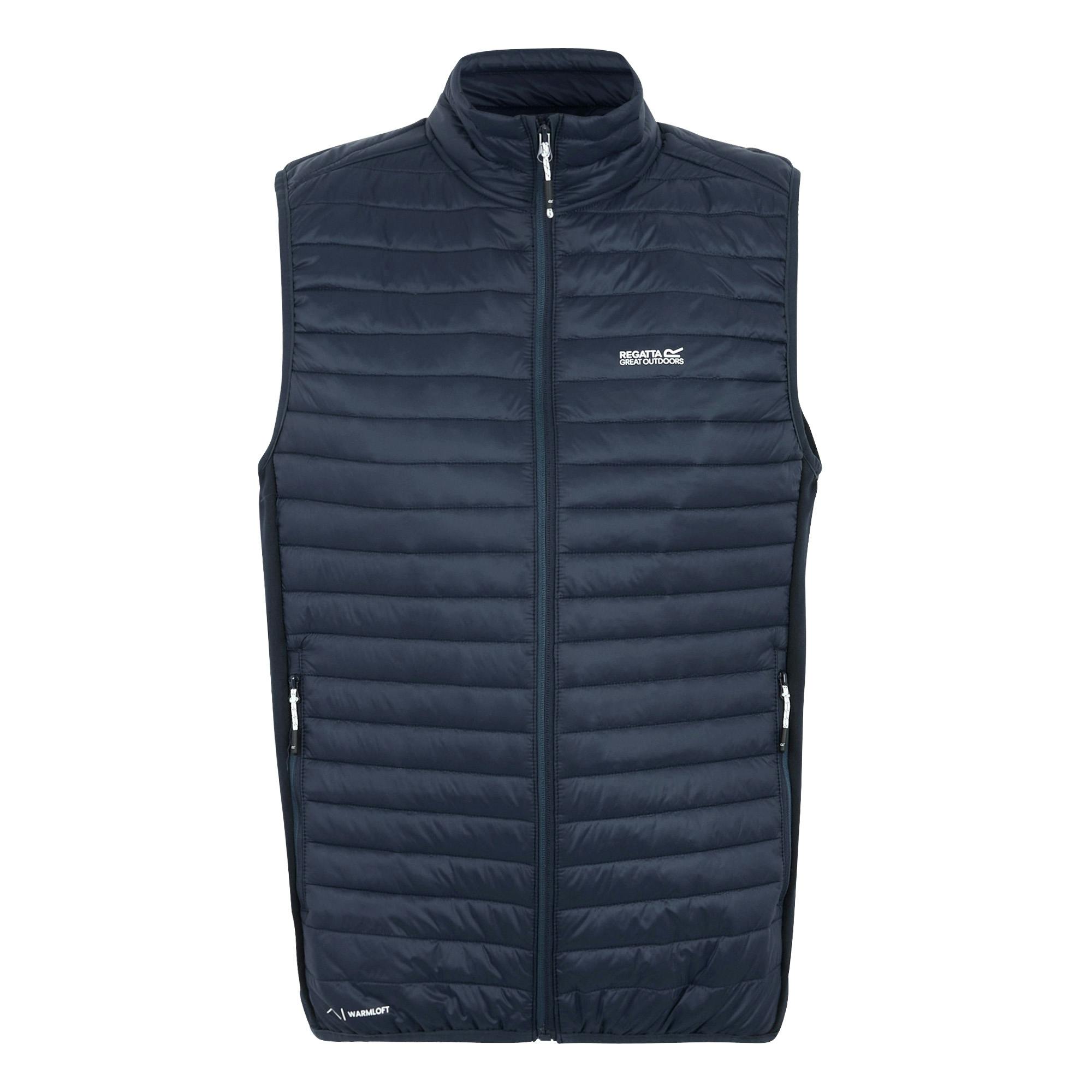 Regatta Men's Blue Andreson Hybrid Padded Jacket - Navy - 3XL - Navy - 100% Mixed