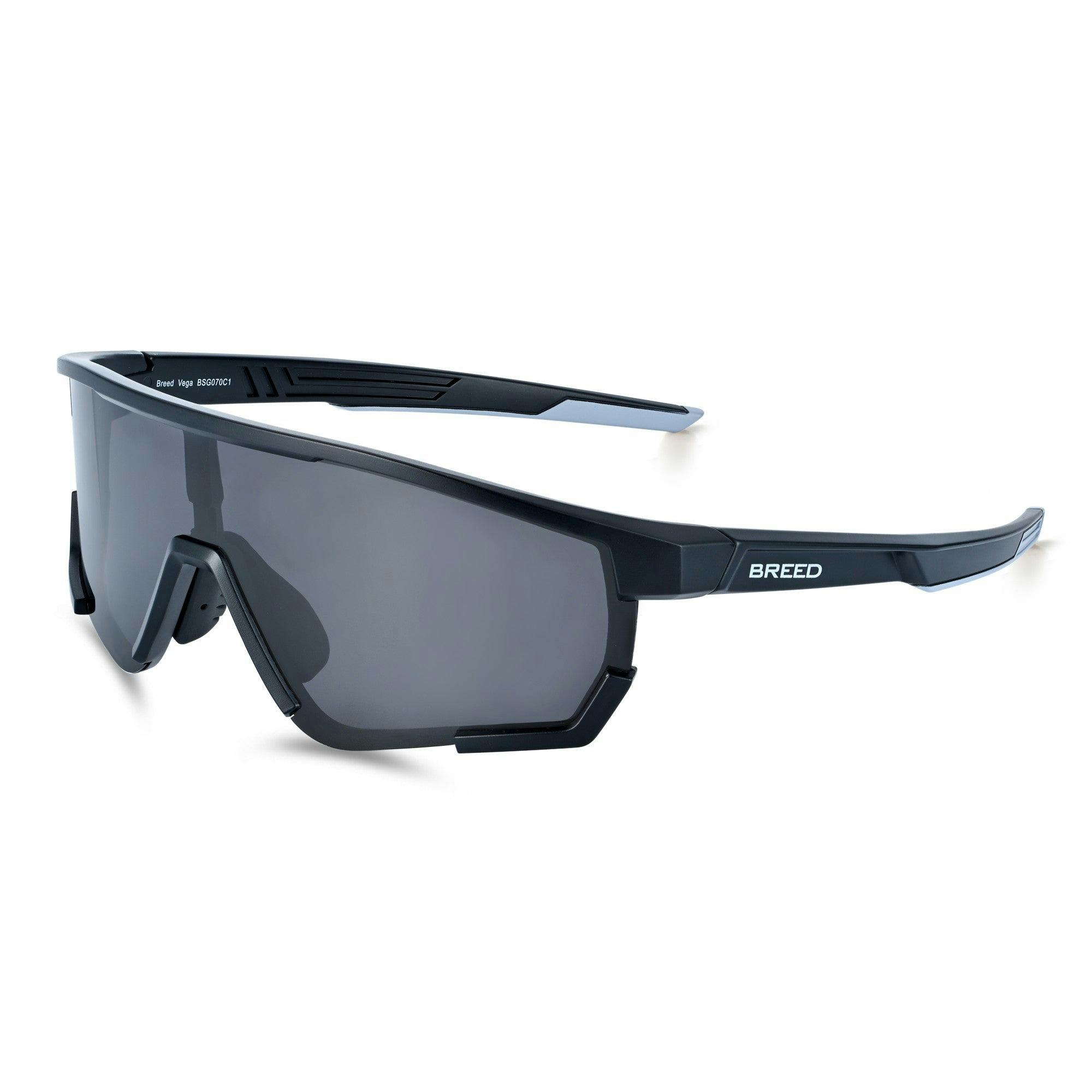 Breed Black Vega Polarized Sunglasses