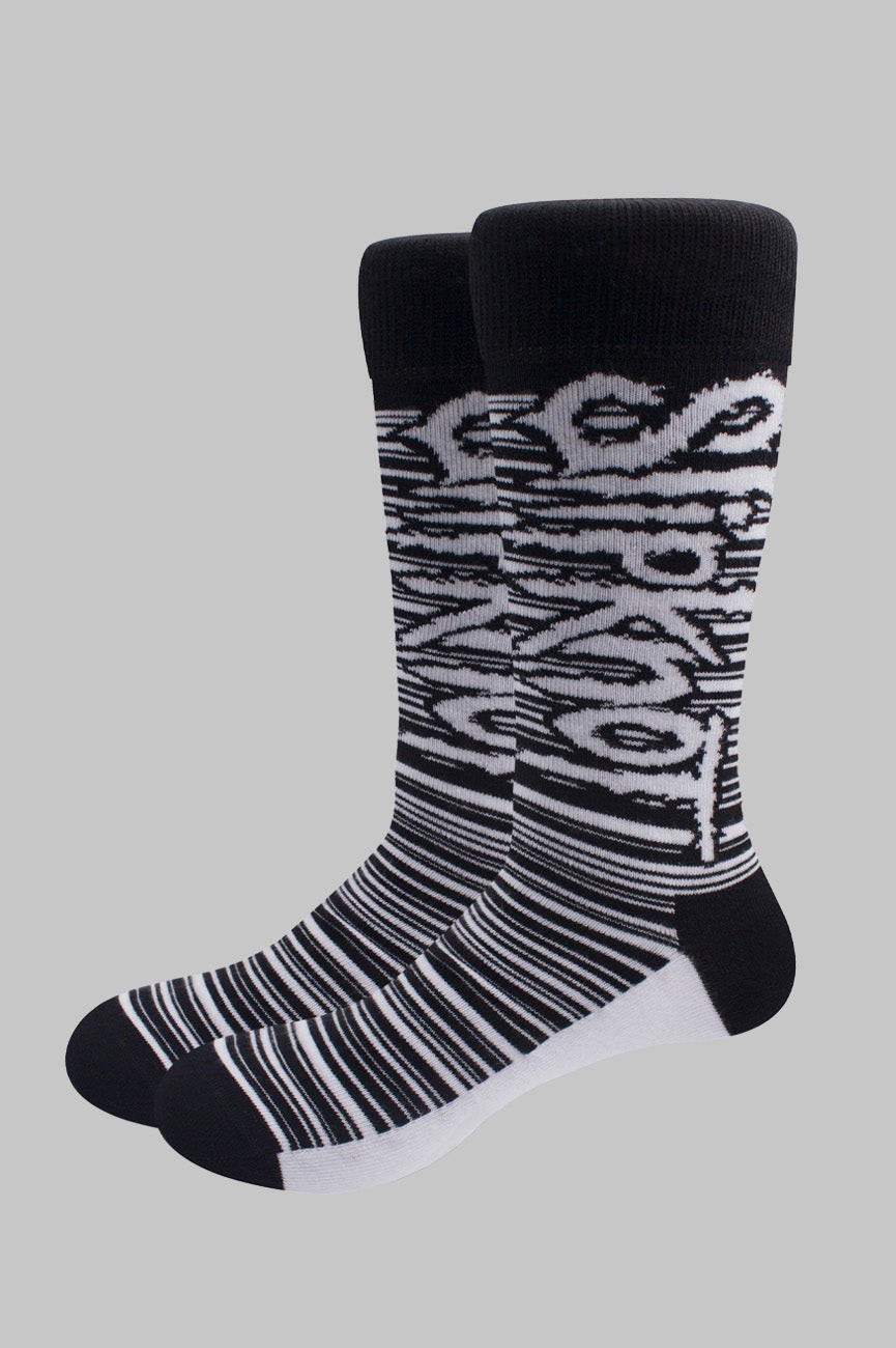 Paradiso Clothing Unisex Slipknot Barcode Socks