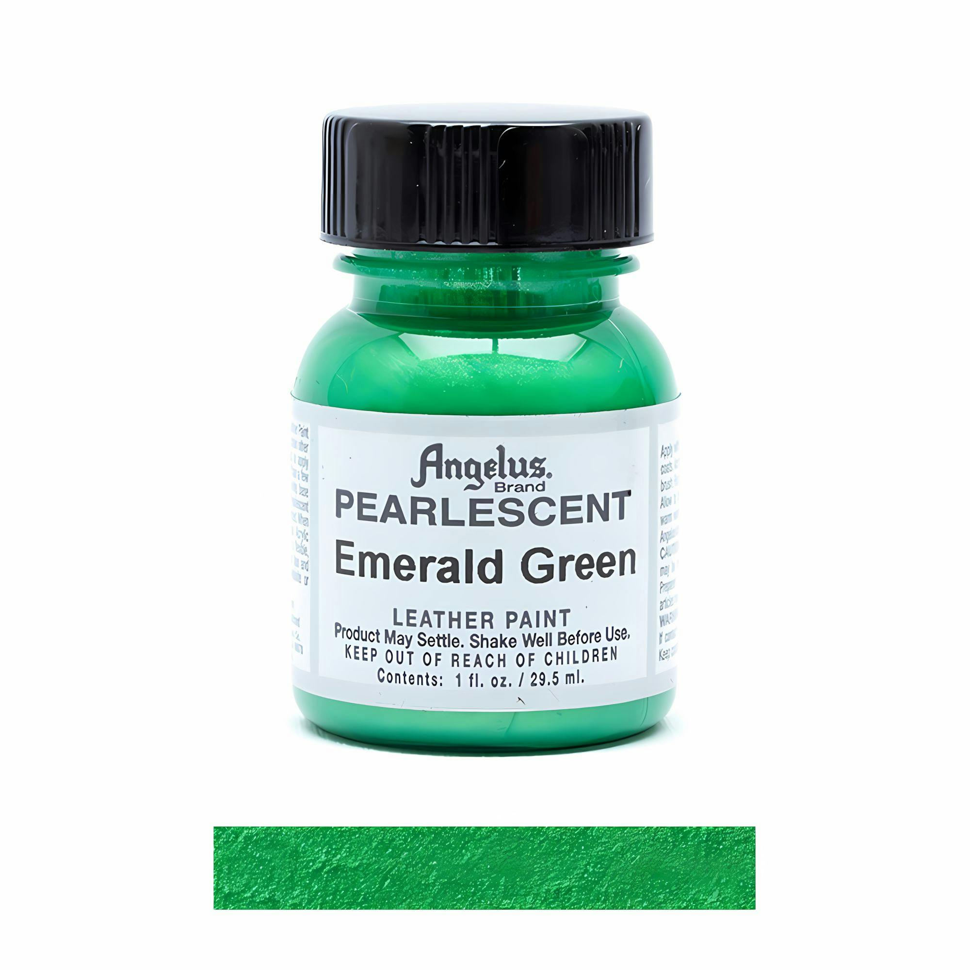 Rackhams Green Pearlescent Leather Paint For Sneaker Customs 1Oz - Emerald