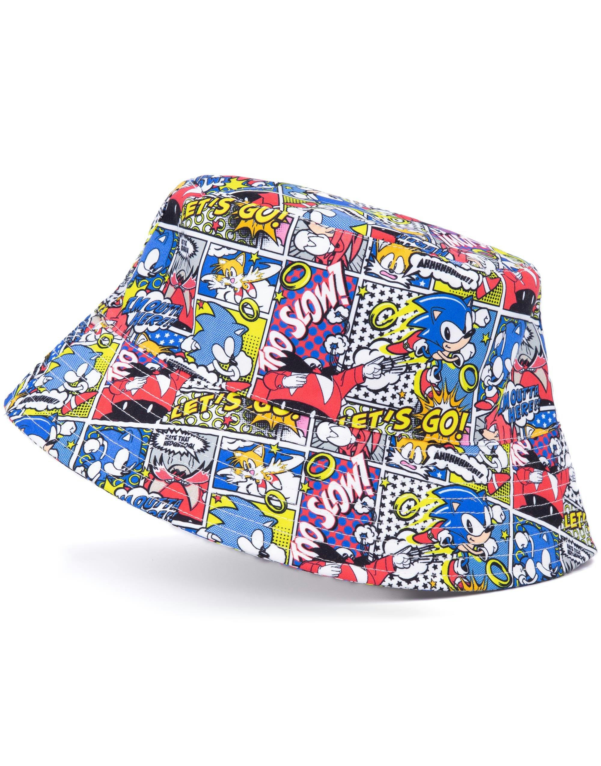 Vanilla Underground Unisex Sonic The Hedgehog Multicoloured Bucket Hat (One Size)