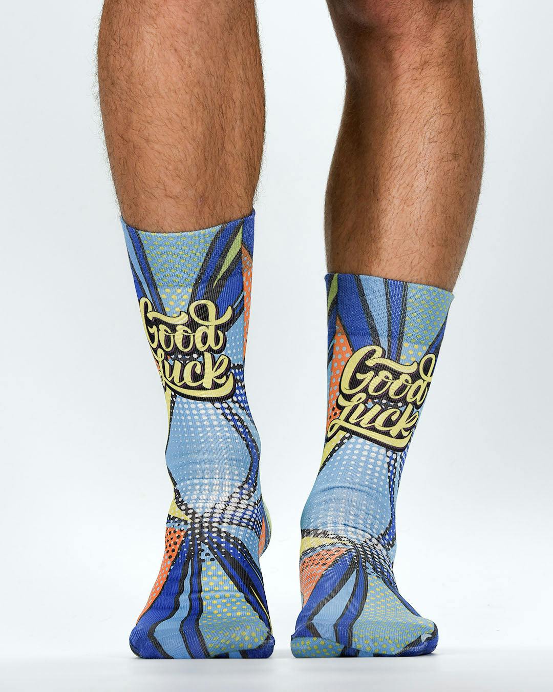 Jemsox Green Good Luck Design Socks | Fun, Colourful & Comfortable Socks