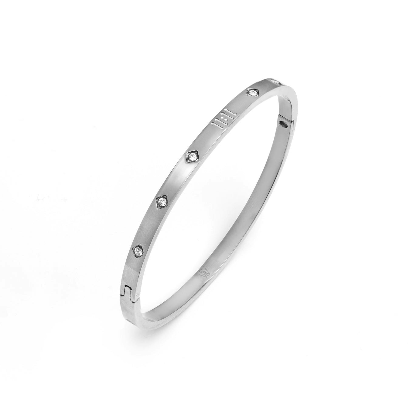Say It With Silver/Yellow/Gold 11:11 Bangle
