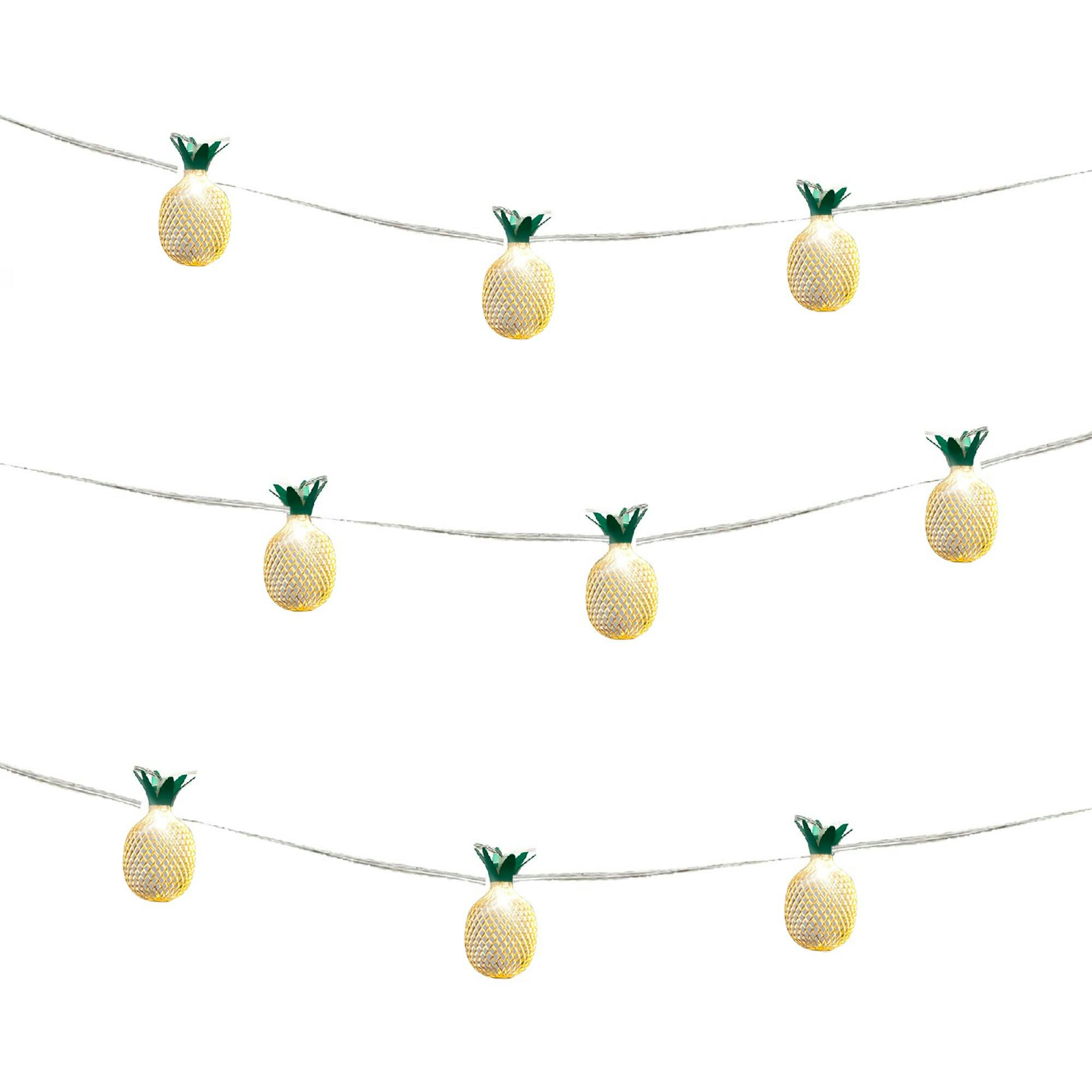 Rackhams Light 10-Piece Solar String S – 2M Pineapple Lantern Led S