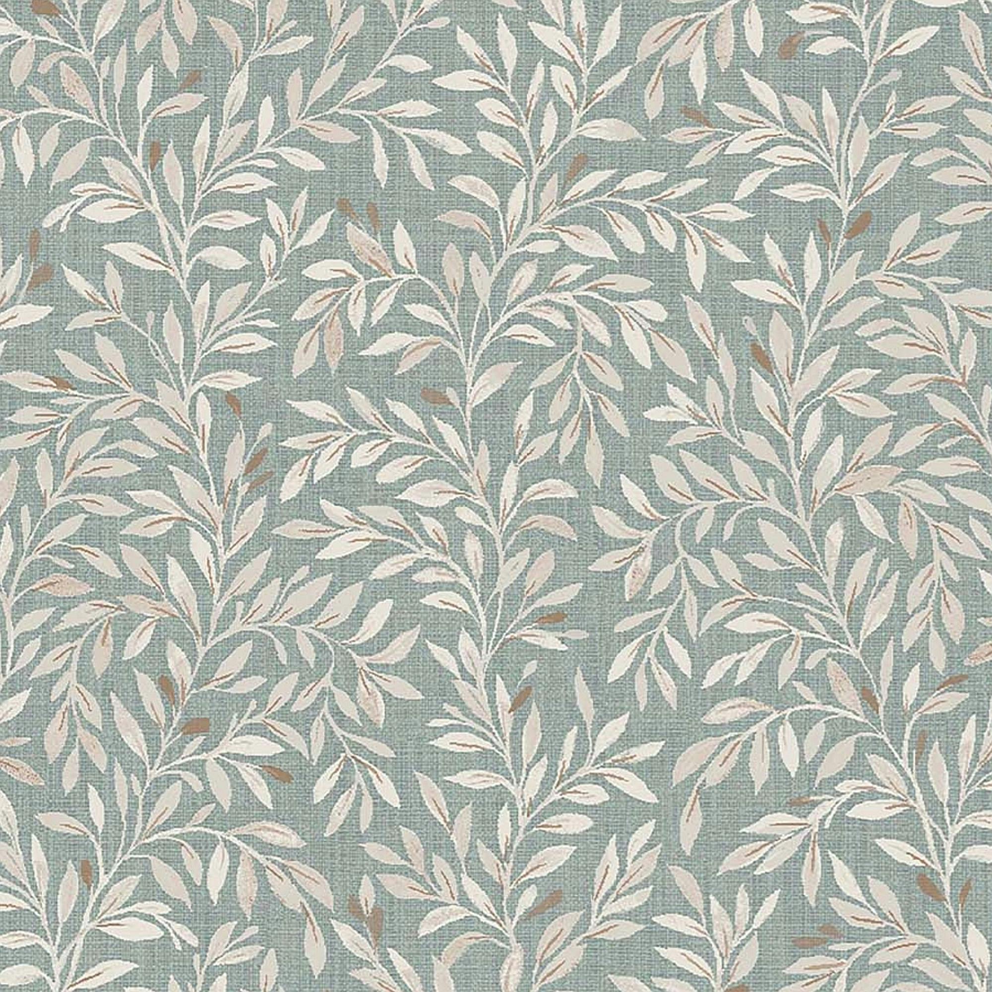 Next Ditsy Leaf Wallpaper - Duck Egg - 10M