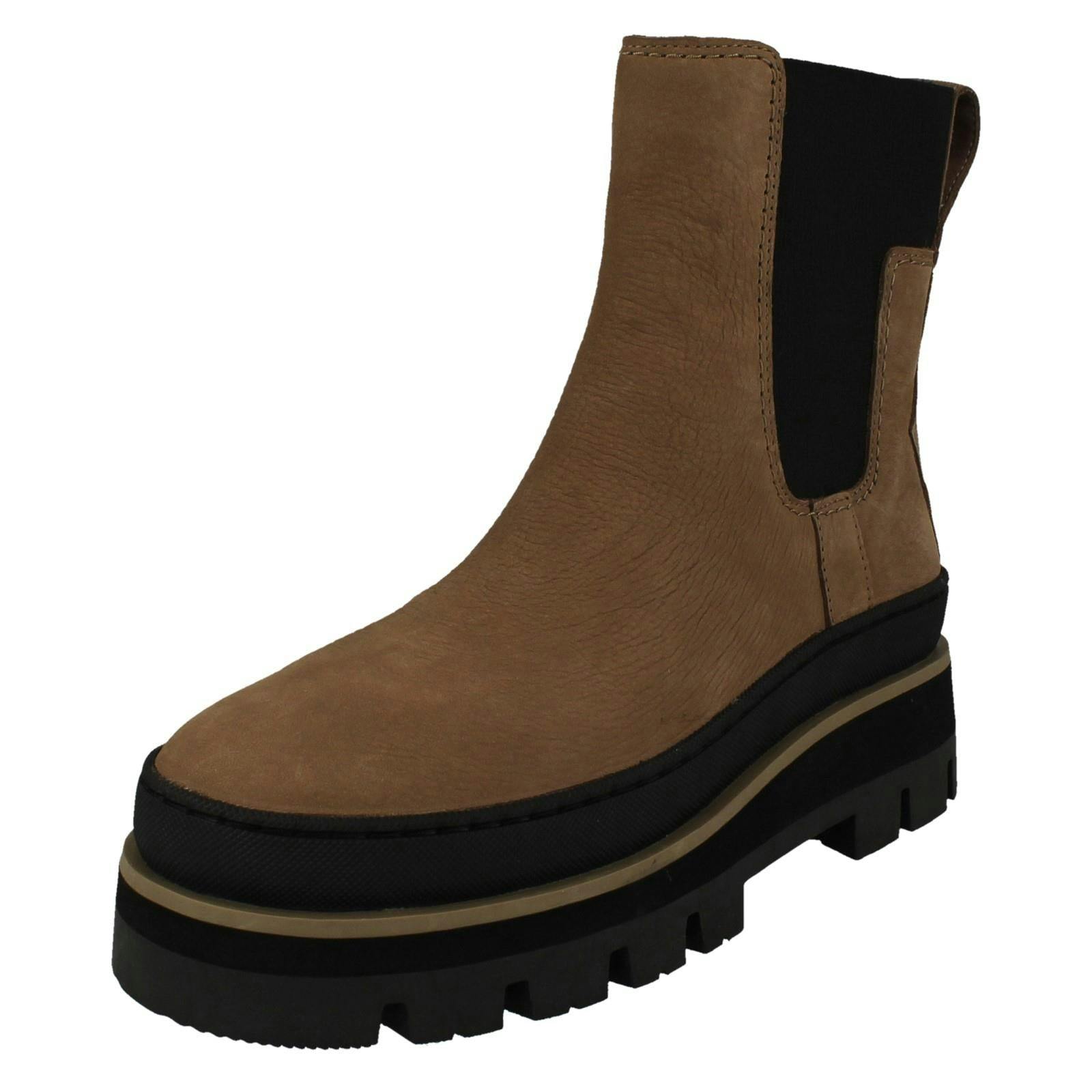 Clarks Women's Slip On Ankle Boots Orianna2 Top - Pebble - Uk 4
