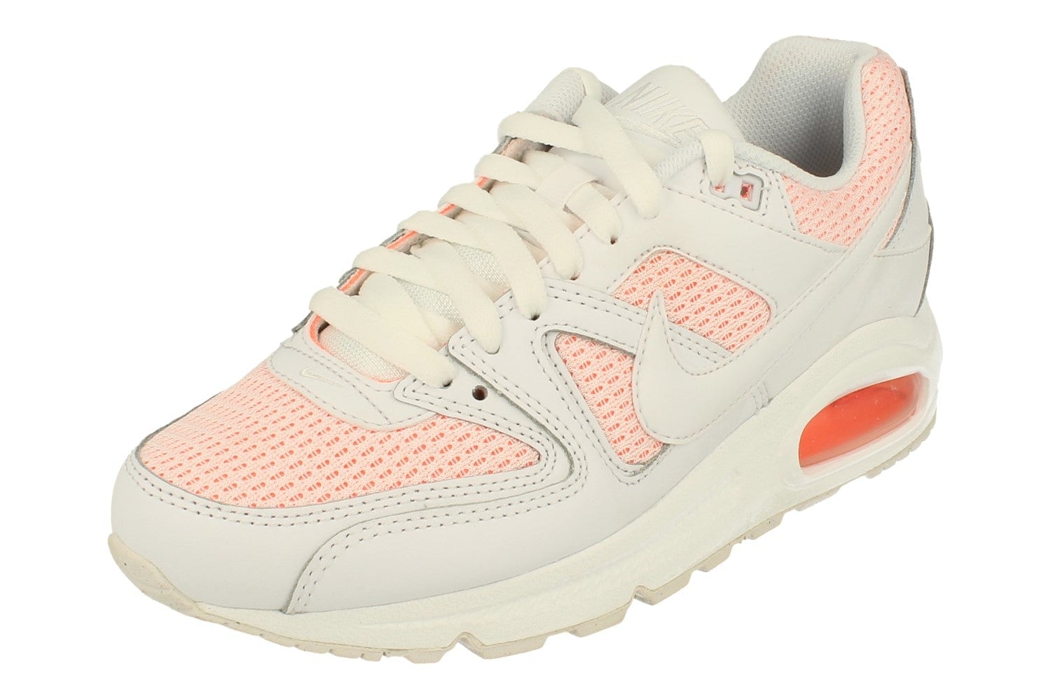 Nike Women's White Air Max Command 397690 128 - Uk 6 | Us 8.5 | Eu 40