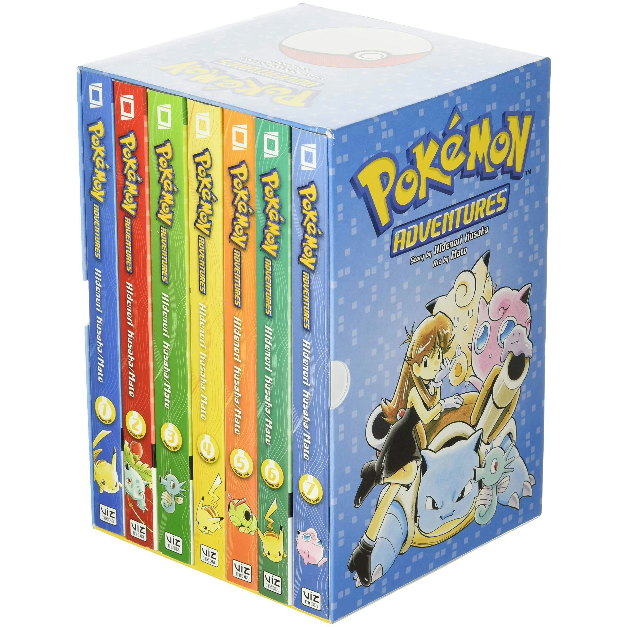 Viz Media Red/Blue Pokemon Adventures & Box Set: Set Includes Vol. 1-7 (Pokemon Manga Box Sets)
