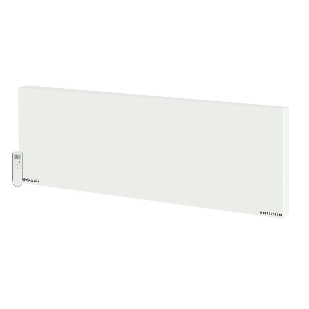 Mirrorstone Heating White Mirrorstone 1100W Pro Infrared Heating Panel With Remote - Steel - 1100