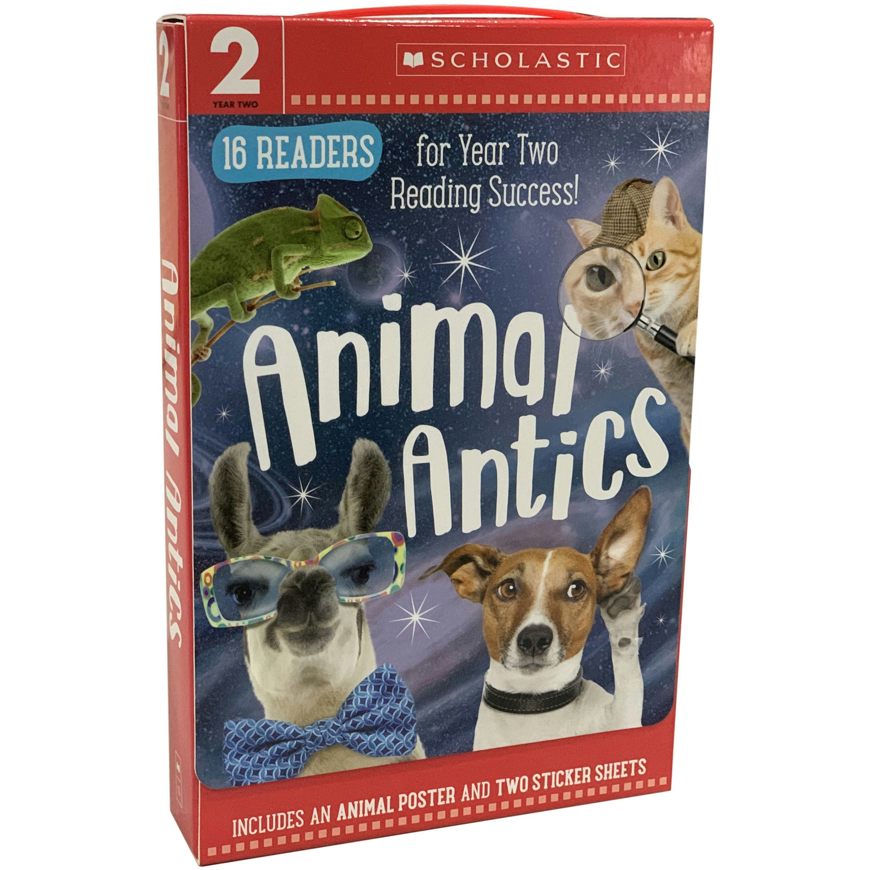 Scholastic 16 Readers: Animal Antics 16 Books Set For Year 2