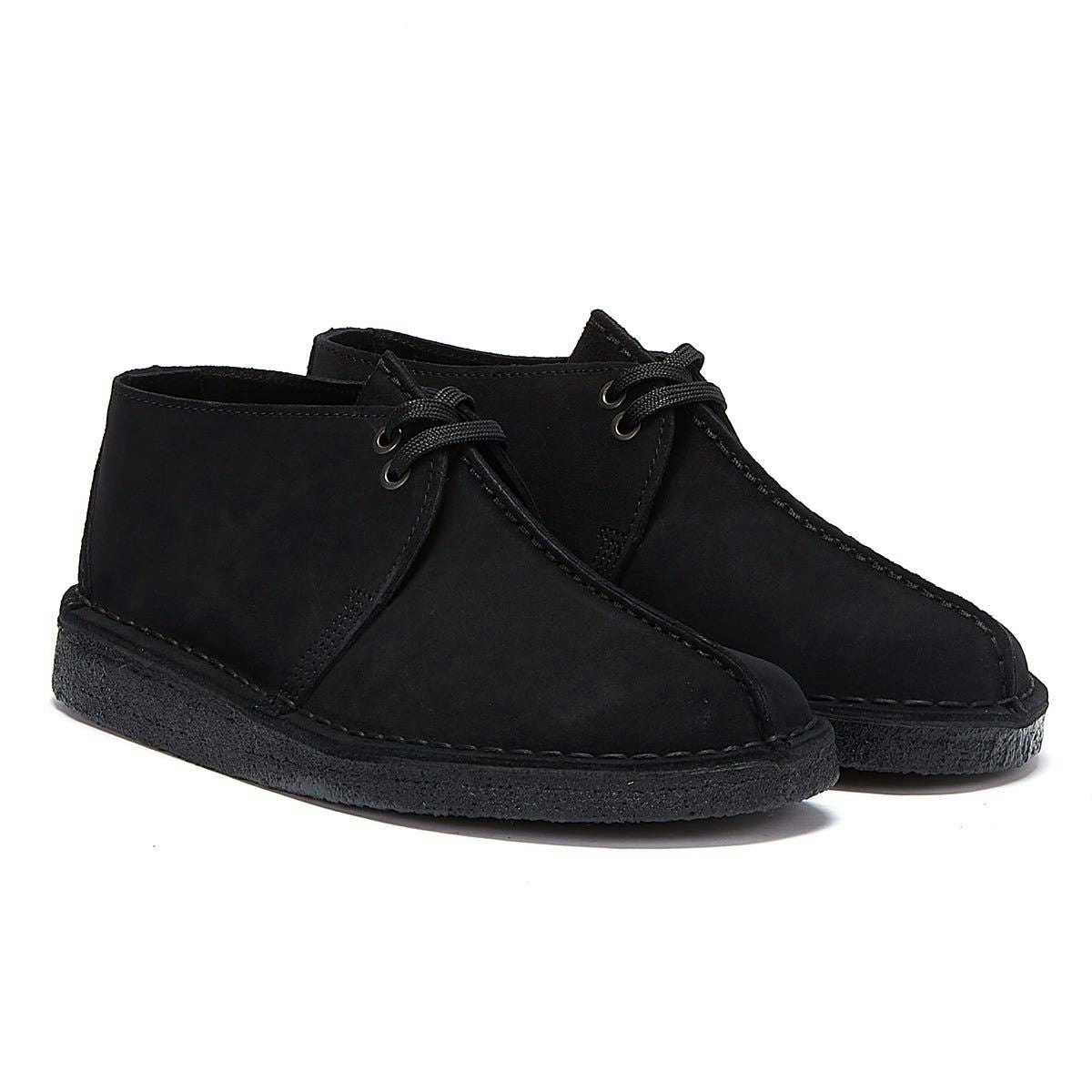 Clarks Men's Black Originals 26155486 Desert Trek Suede - Uk 11 / Eu 46 / Us 12