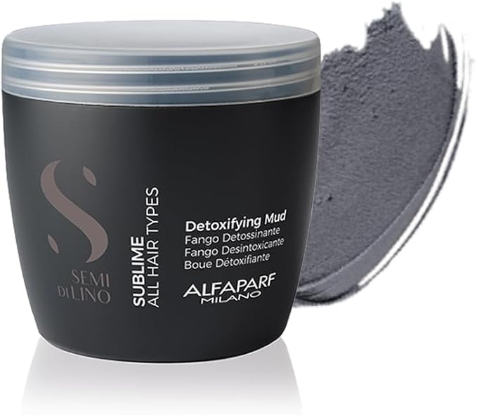 Alfaparf Black Milano Semi Di Lino Sublime Detoxifying Mud - - 1 - 500Ml