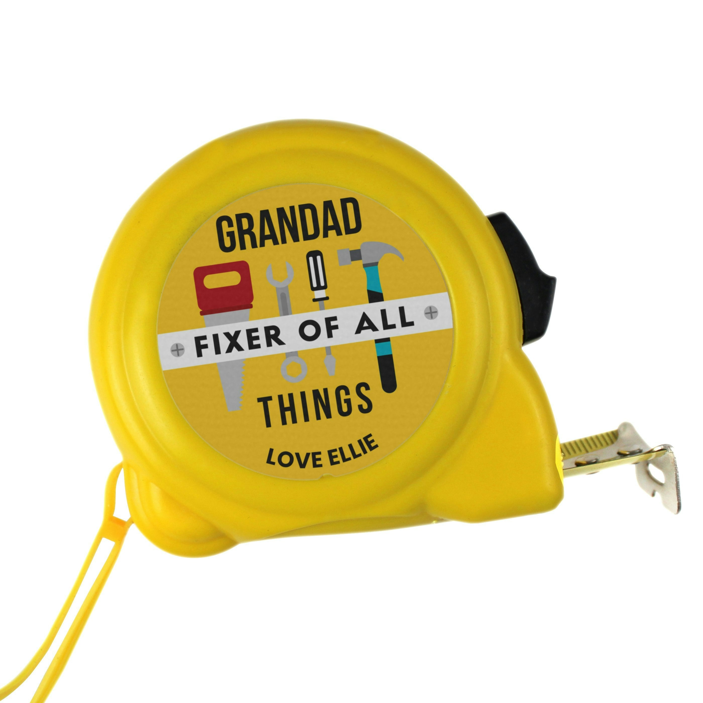 Personalised Memento Company Personalised Fixer Of All Things Tape Measure