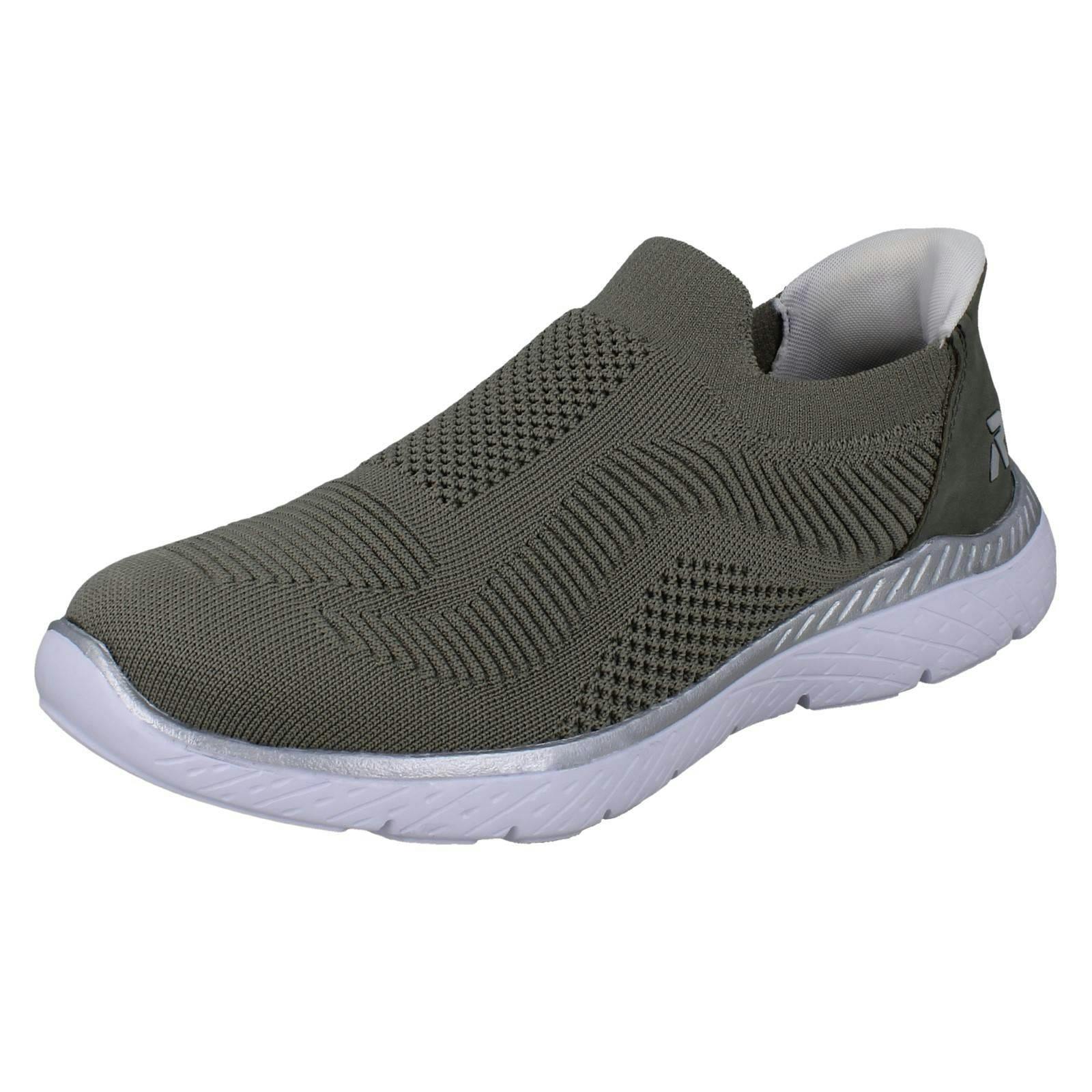 Rieker Women's Green Sport Ready2go Slip On Trainers M5072 - Uk 4