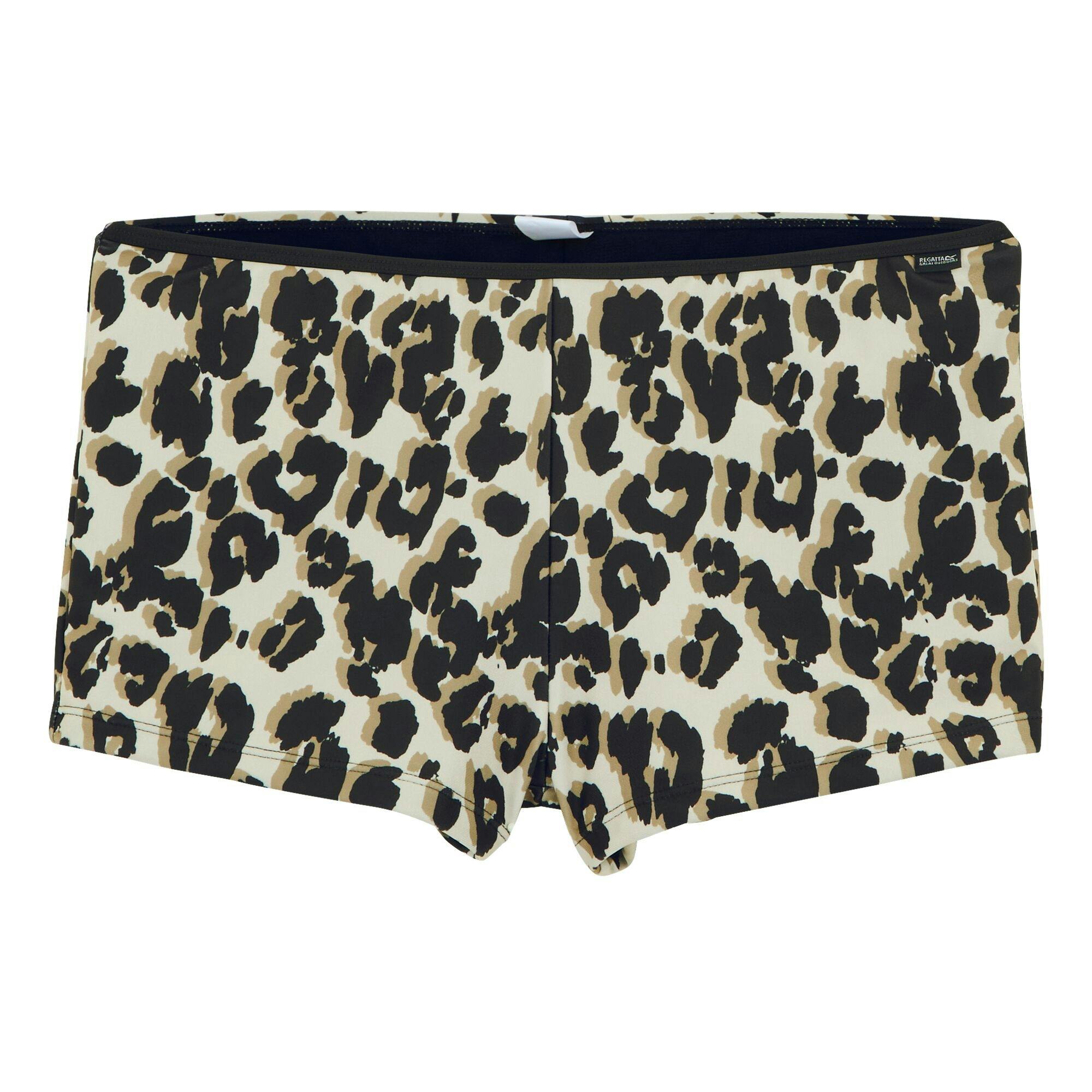 Regatta (8 Uk, Multicoloured) Womens/Ladies Aceana Leopard Print Bikini Shorts - Image 2