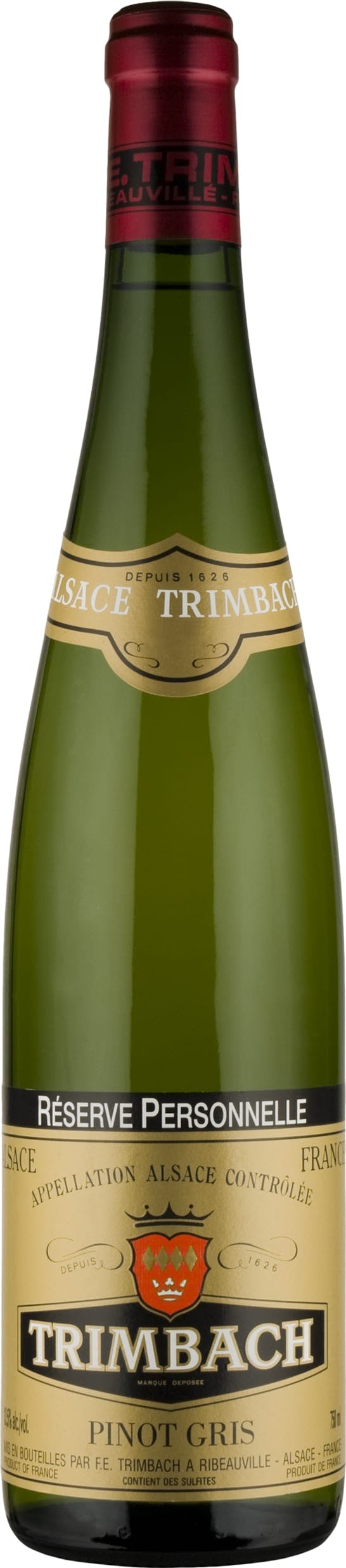 Various Wine White/Cream Trimbach Pinot Gris Reserve Personnelle 2018 75Cl - Pack Of 6