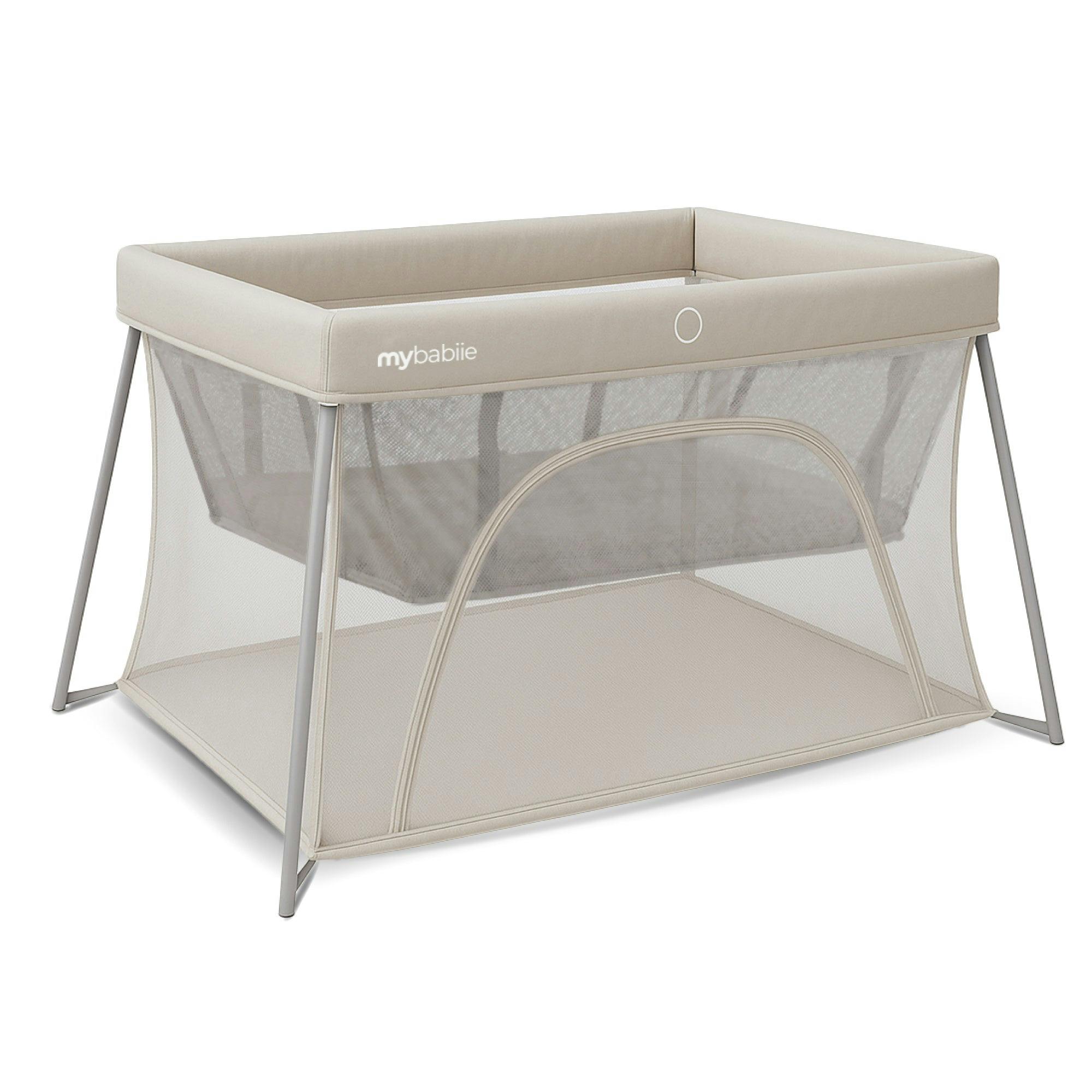 My Babiie Light/Ivory Mbtc3 Air- 3-In-1 Travel Cot With Bassinet