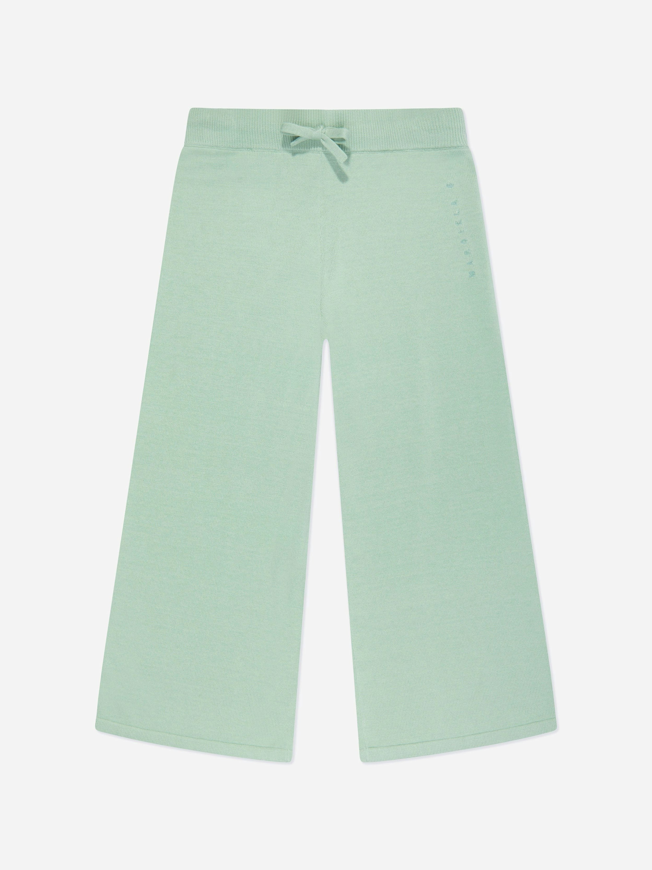 Mm6 Maison Margiela Green Kids Culotte Trousers In - 14 Yrs