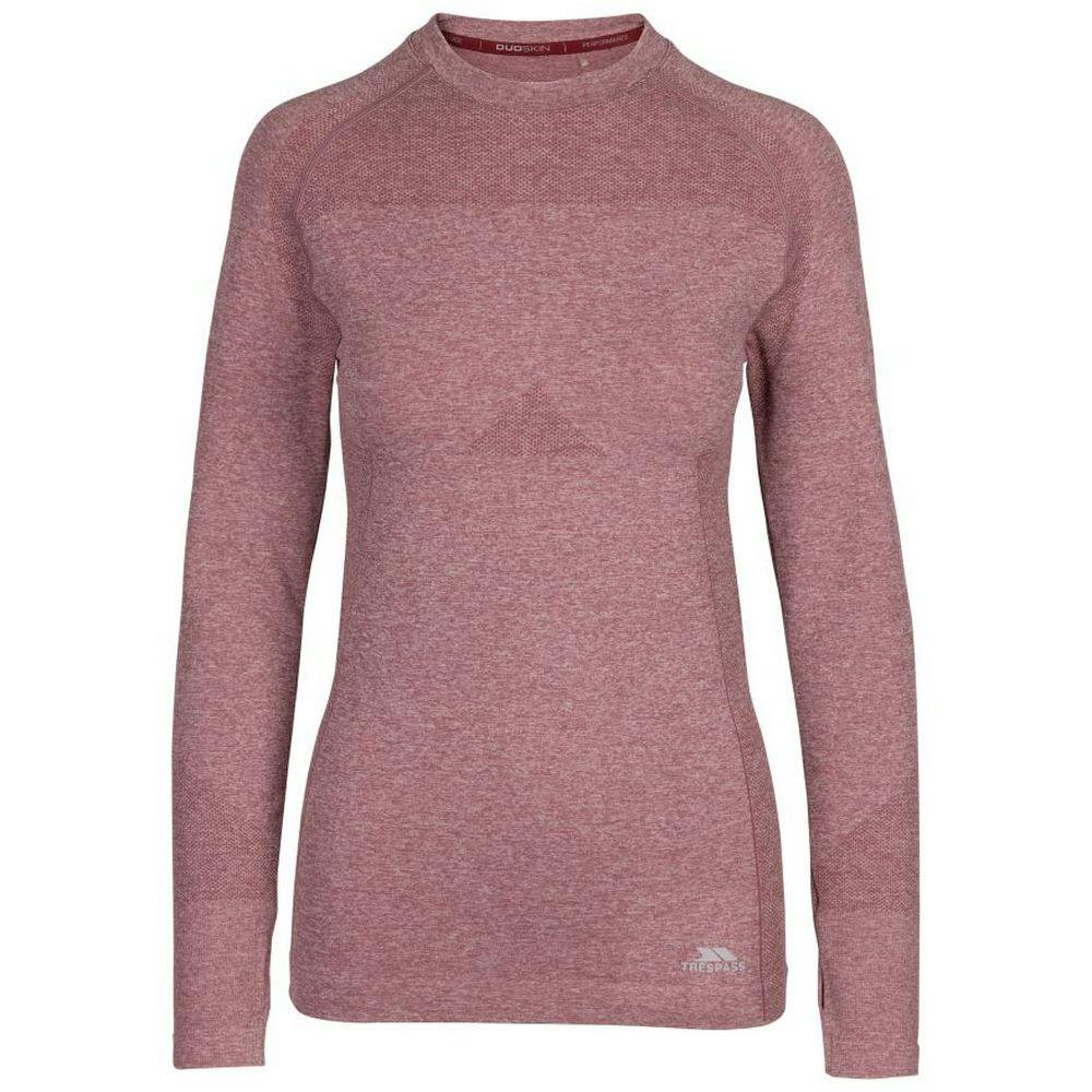 Trespass Women's Pelina Tp75 Top - Rose Tone - Xl - Rose Tone - 59% Polyamide/36% Polyester/5% Elastane
