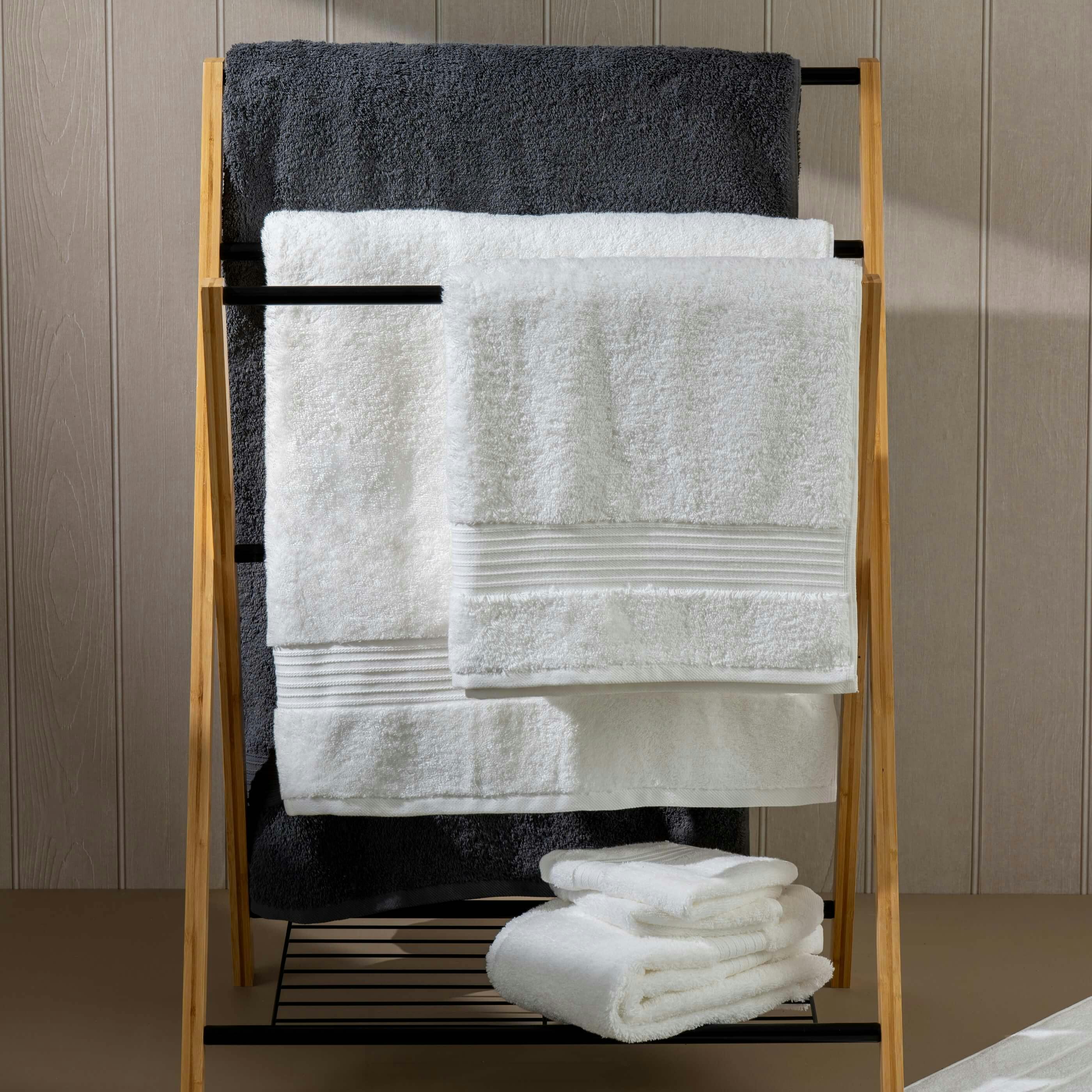 Rackhams Green Smoke Egyptian Cotton Bath Sheet - Single - Jumbo Bath Sheet
