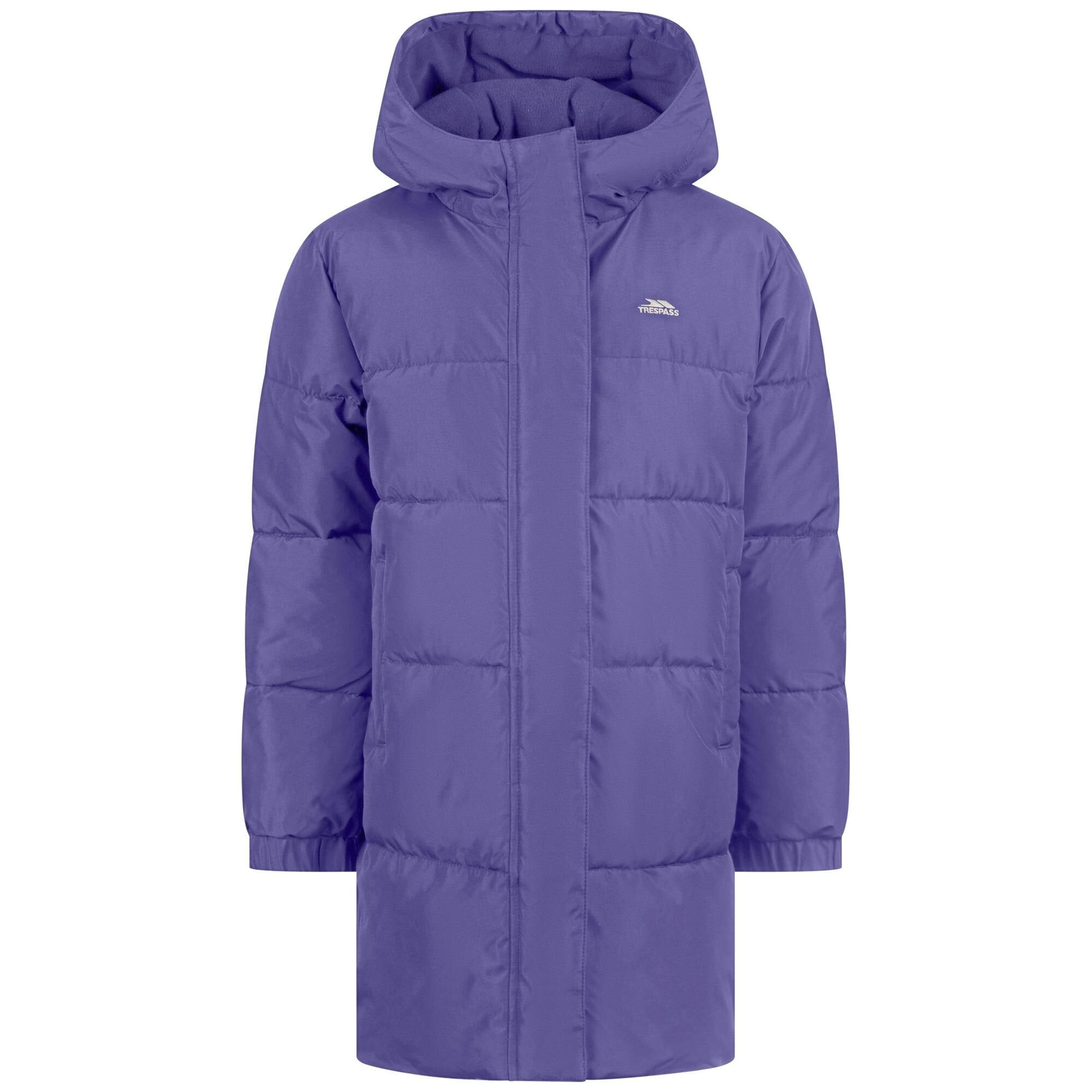 Trespass Wisteria Kids Northridge Long Length Padded Jacket - 100% Mixed - 7-8 Years