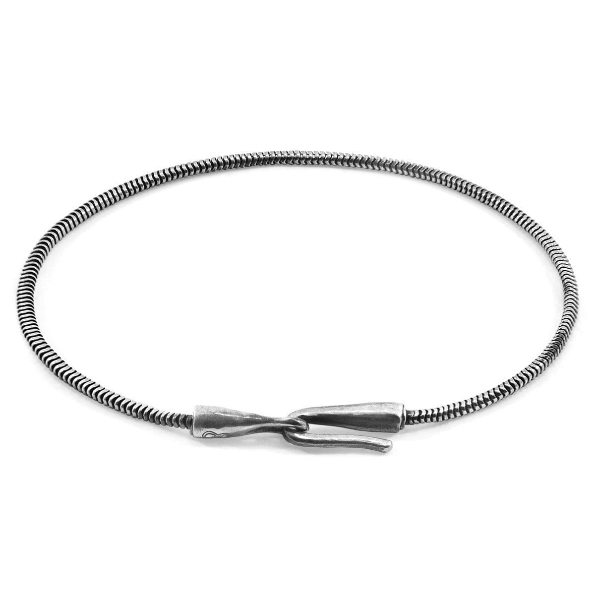 Anchor & Crew Silver Gallant Sail Chain Skinny Bracelet - L - 23Cm