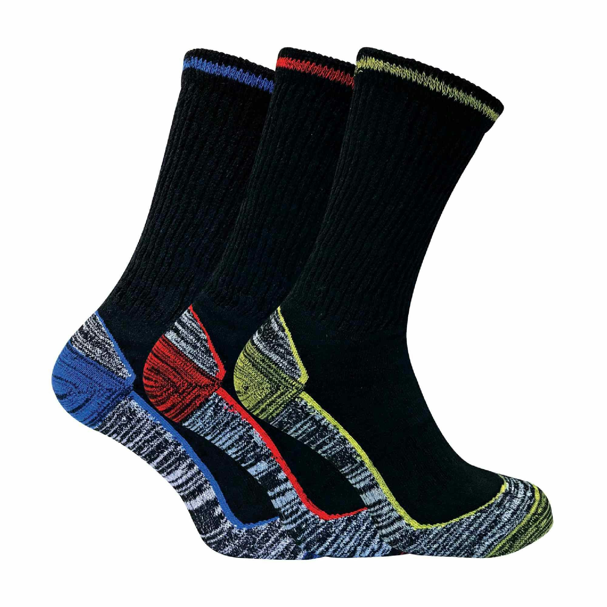 Sock Snob Unisex Summer Cotton Bamboo Work Socks (Multipack Options) - 6 Pack Size 6-11 Uk