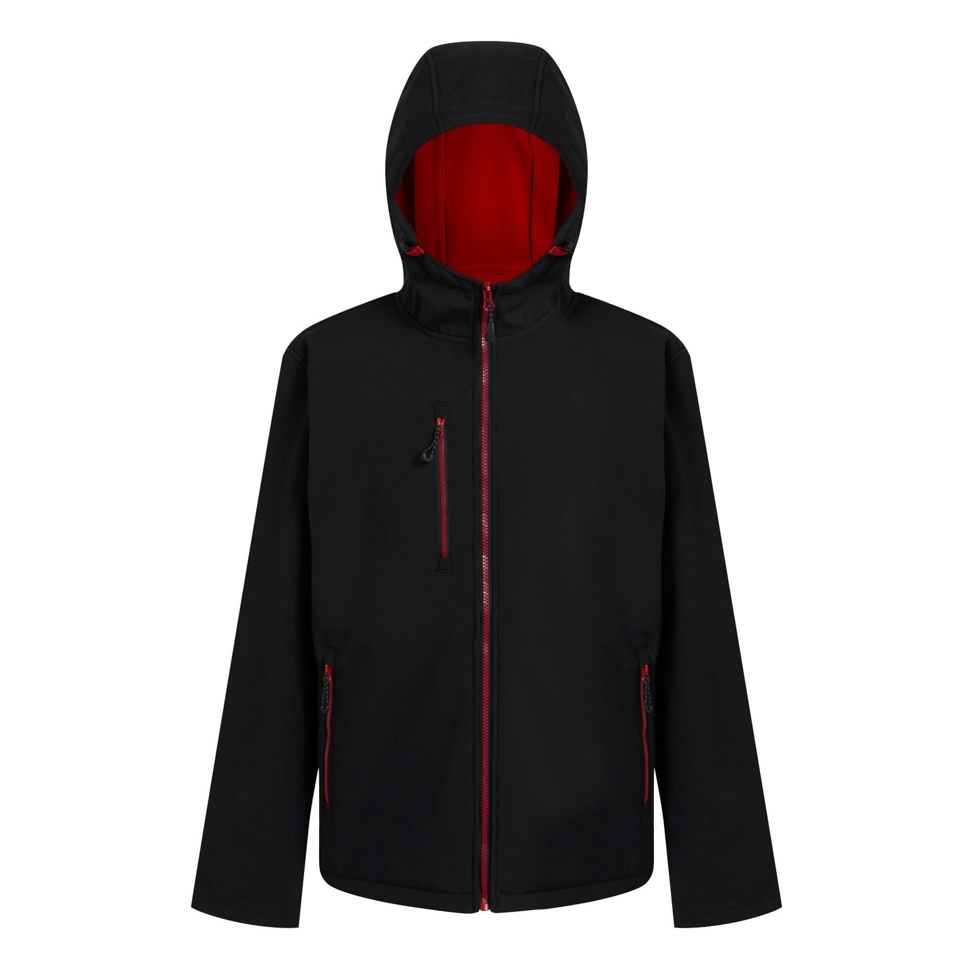 Regatta Men's Black/Red Professional 2 Layer Soft Shell Jacket - /Classic - /Classic Xxl