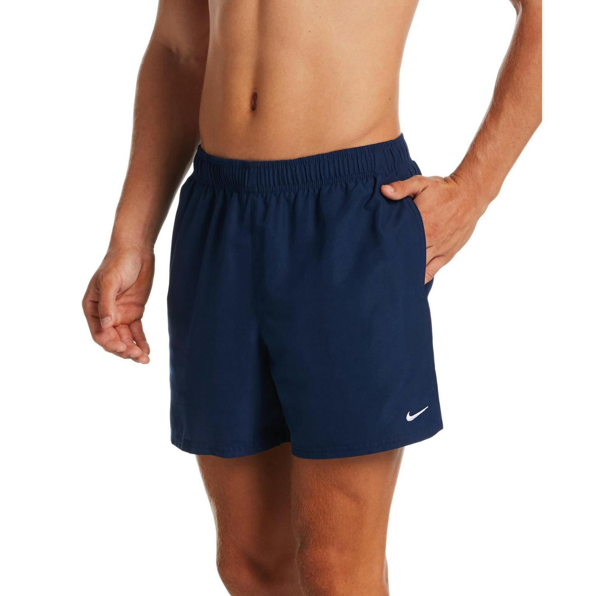 Nike Men's Embroidered Logo Regular Swim Shorts - Midnight Navy - Xxl - Midnight Navy - 100% Mixed
