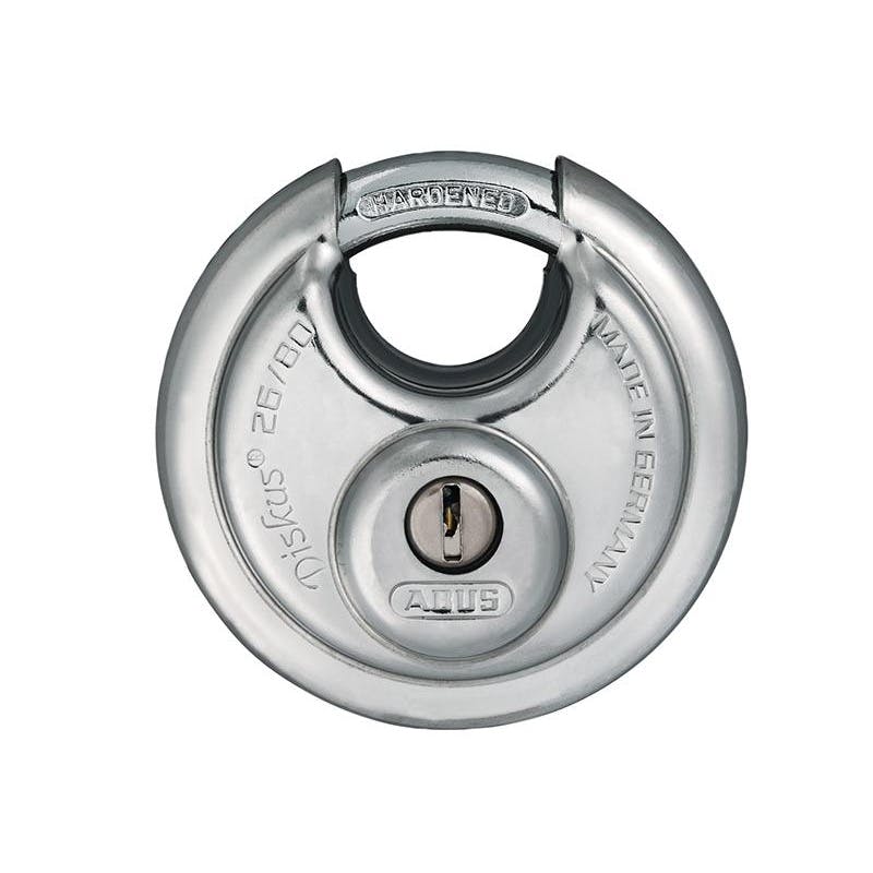Rackhams 26 Series Diskus Padlock - 80Mm Carded - Multi Colour