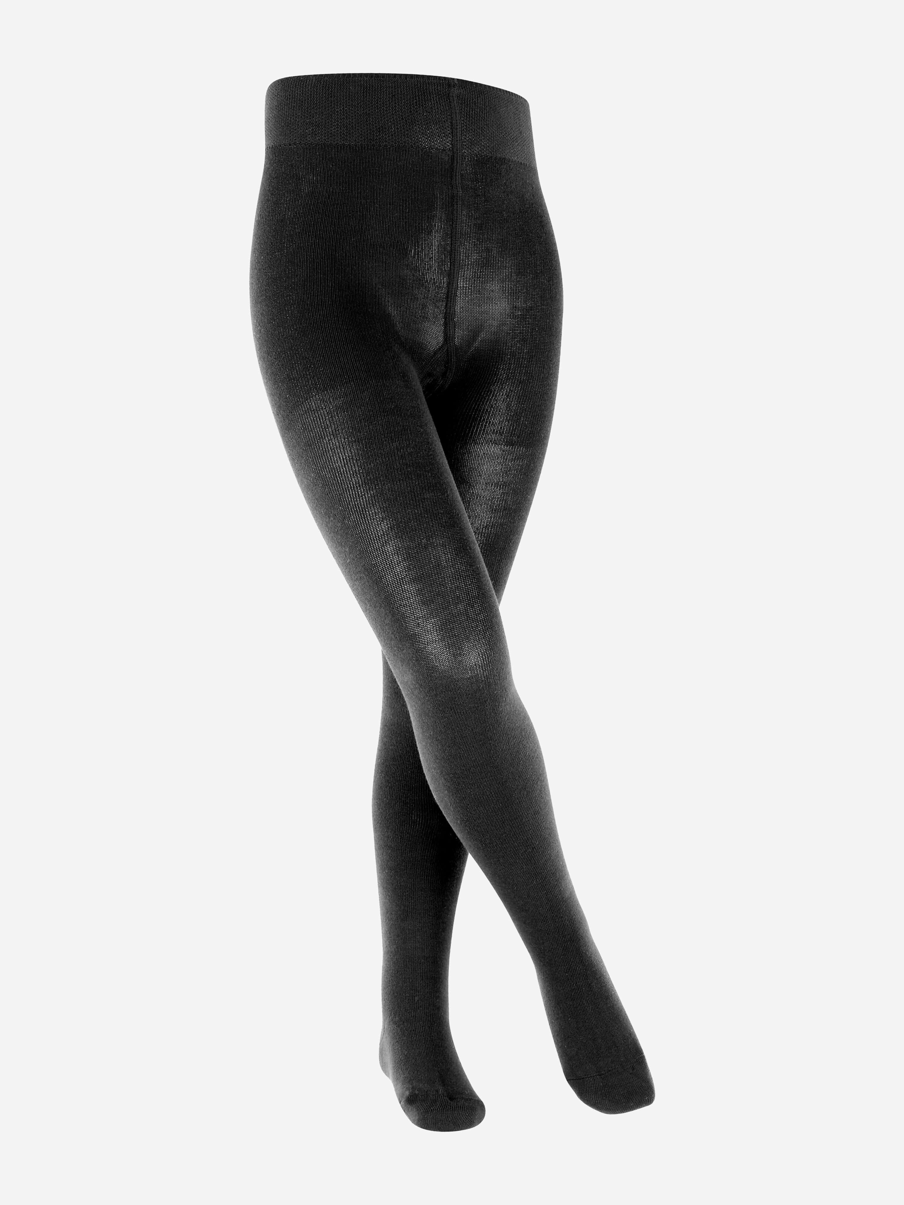 Falke Girls Black Family Tights In - 4 - 5 Yrs