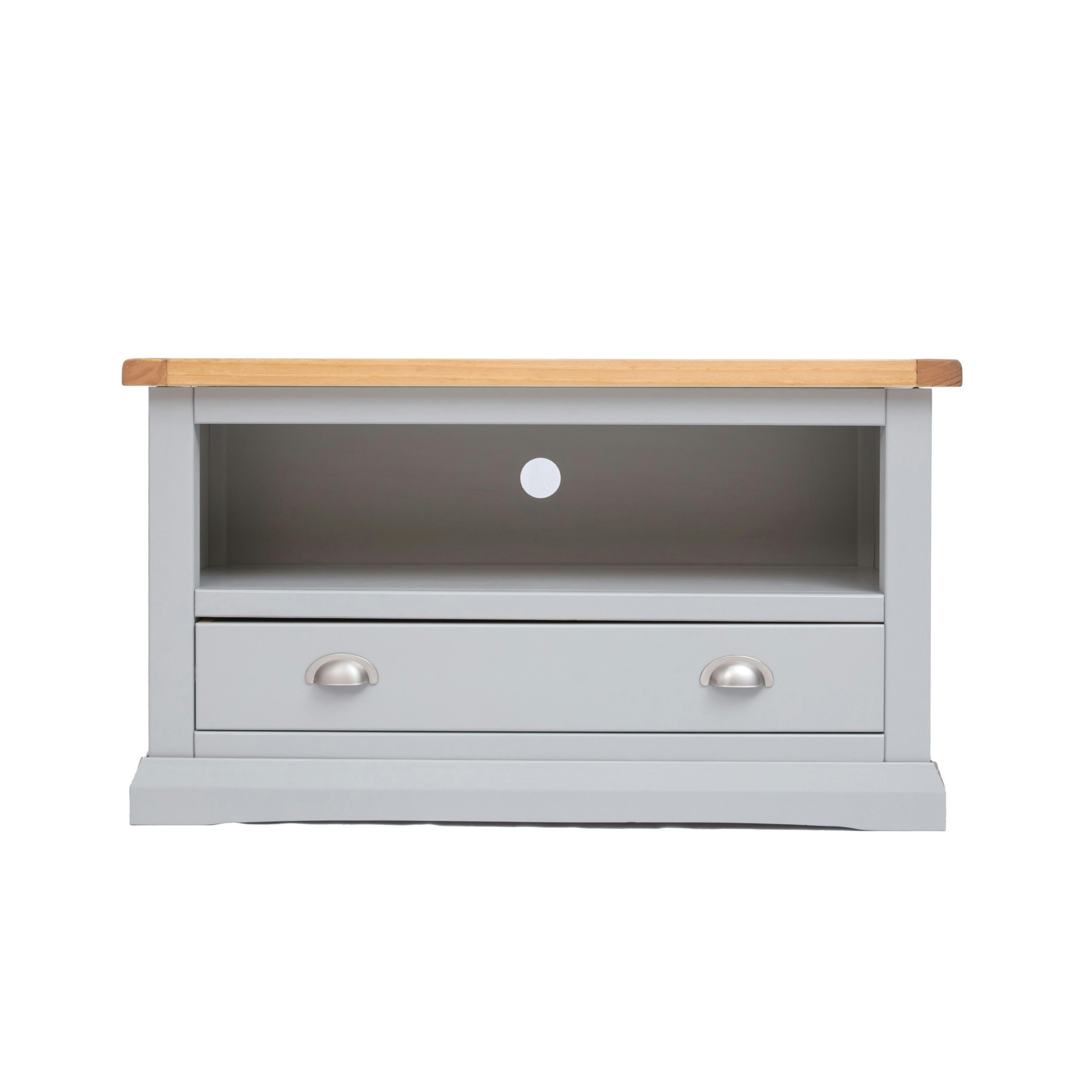Cabinet Bits Unisex Light Grey Loreo Drawer Tv Cabinet Chrome Cup Handle Size 1 - Image 2