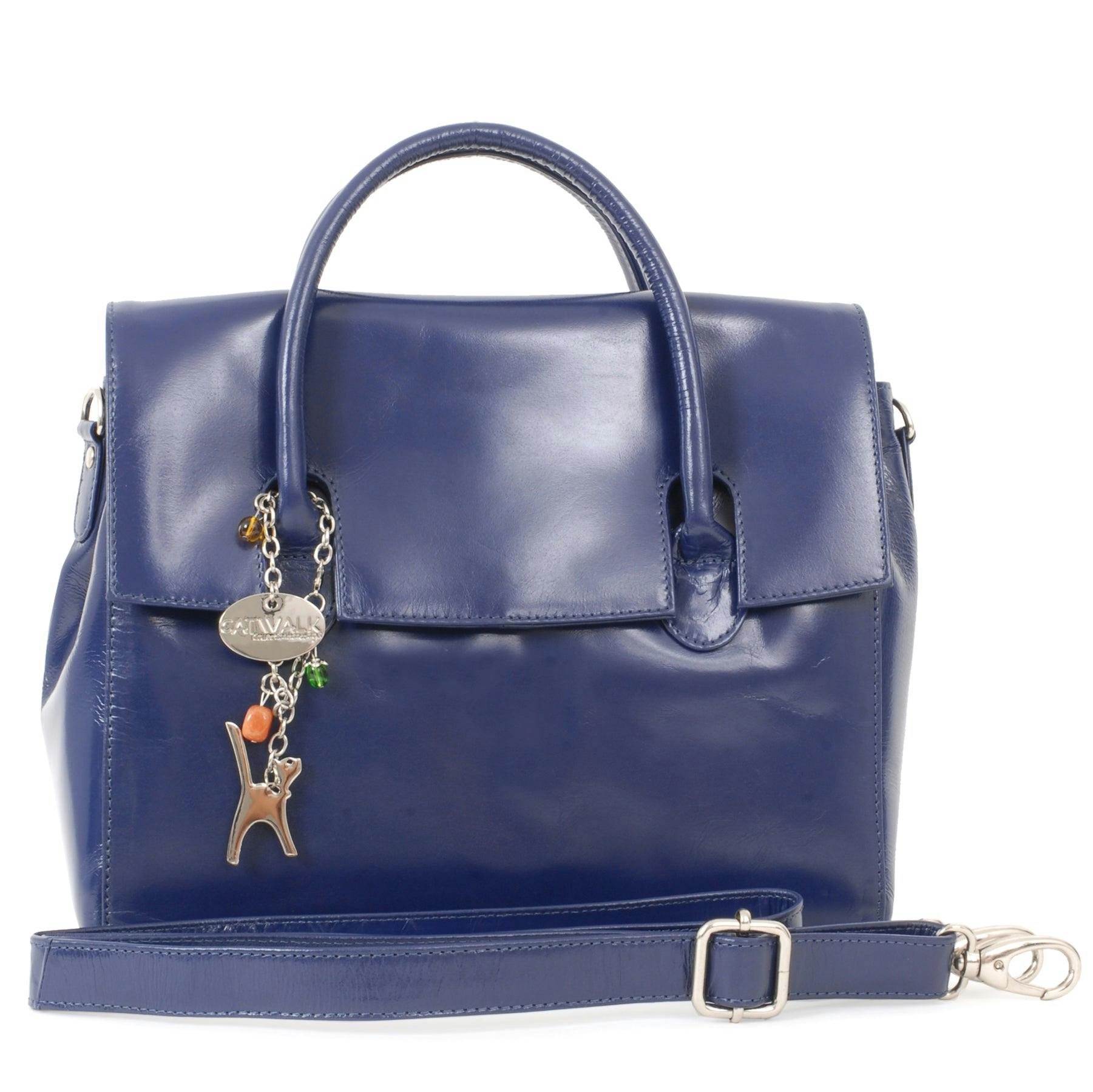 Catwalk Collection Handbags Blue Ella - Handbag