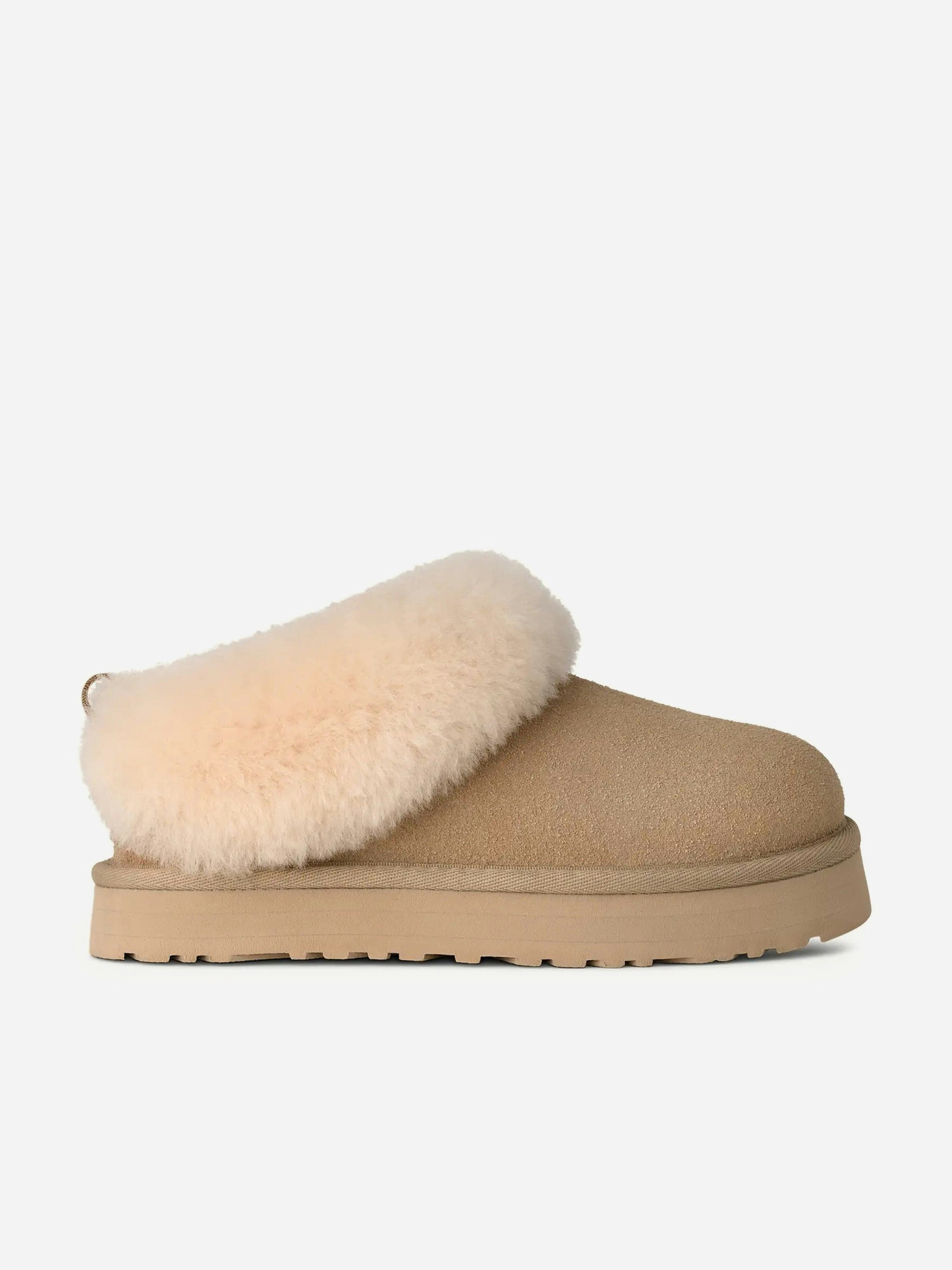 Ugg Girls Beige Tazzelle Slippers In - Eu 31 Uk 12 Us 13