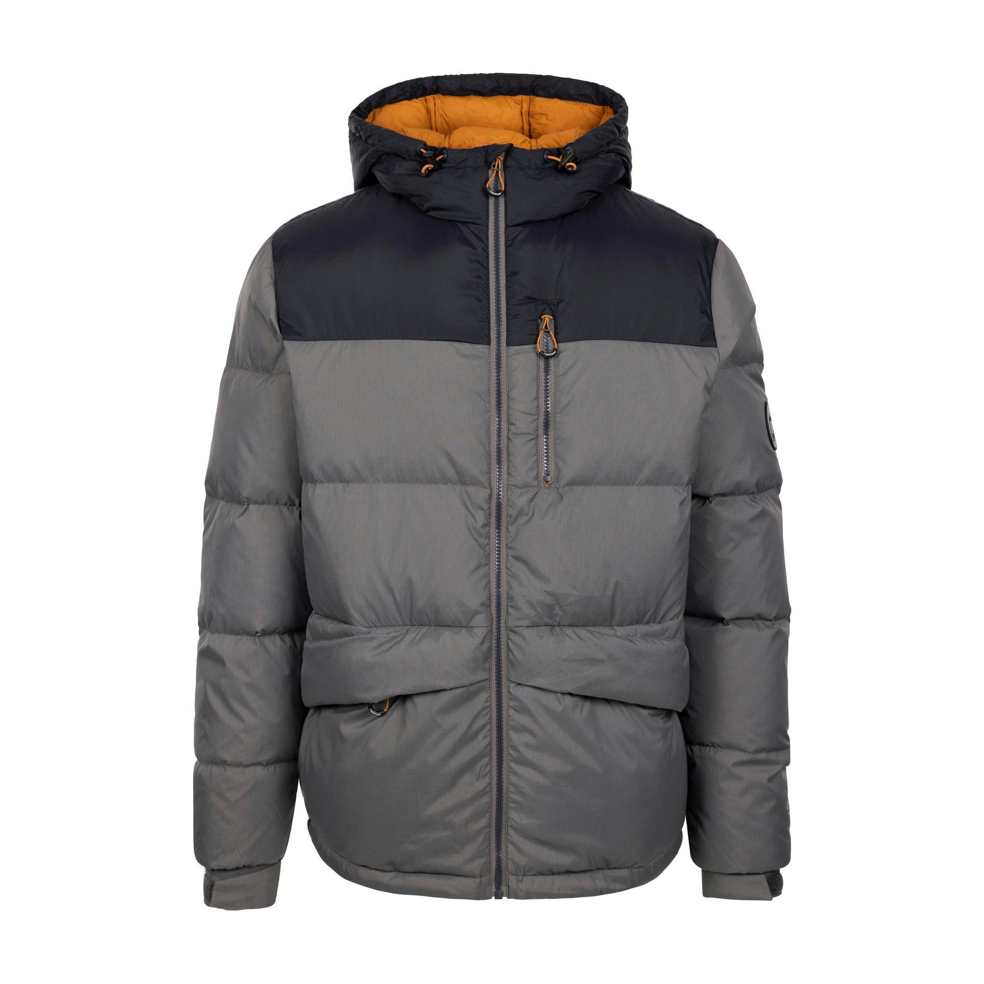 Trespass Men's Grey Erris Down Jacket - Storm - S - Storm - 100% Polyamide
