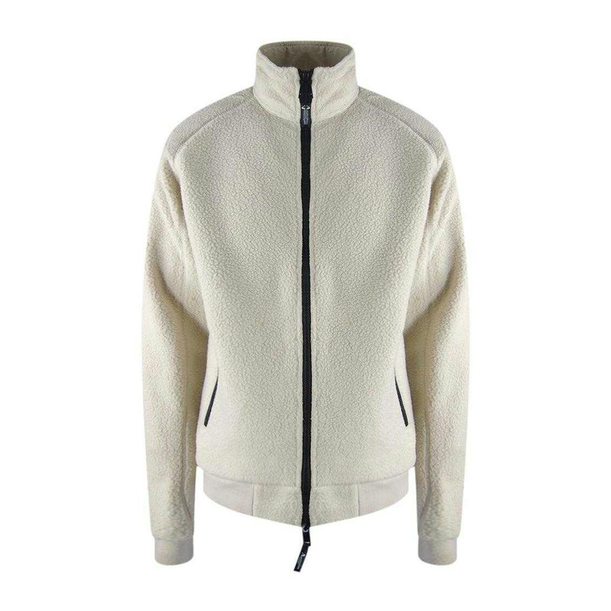 Aquascutum Men's Cream Sherpa Active Jacket - L - 100% Polyester