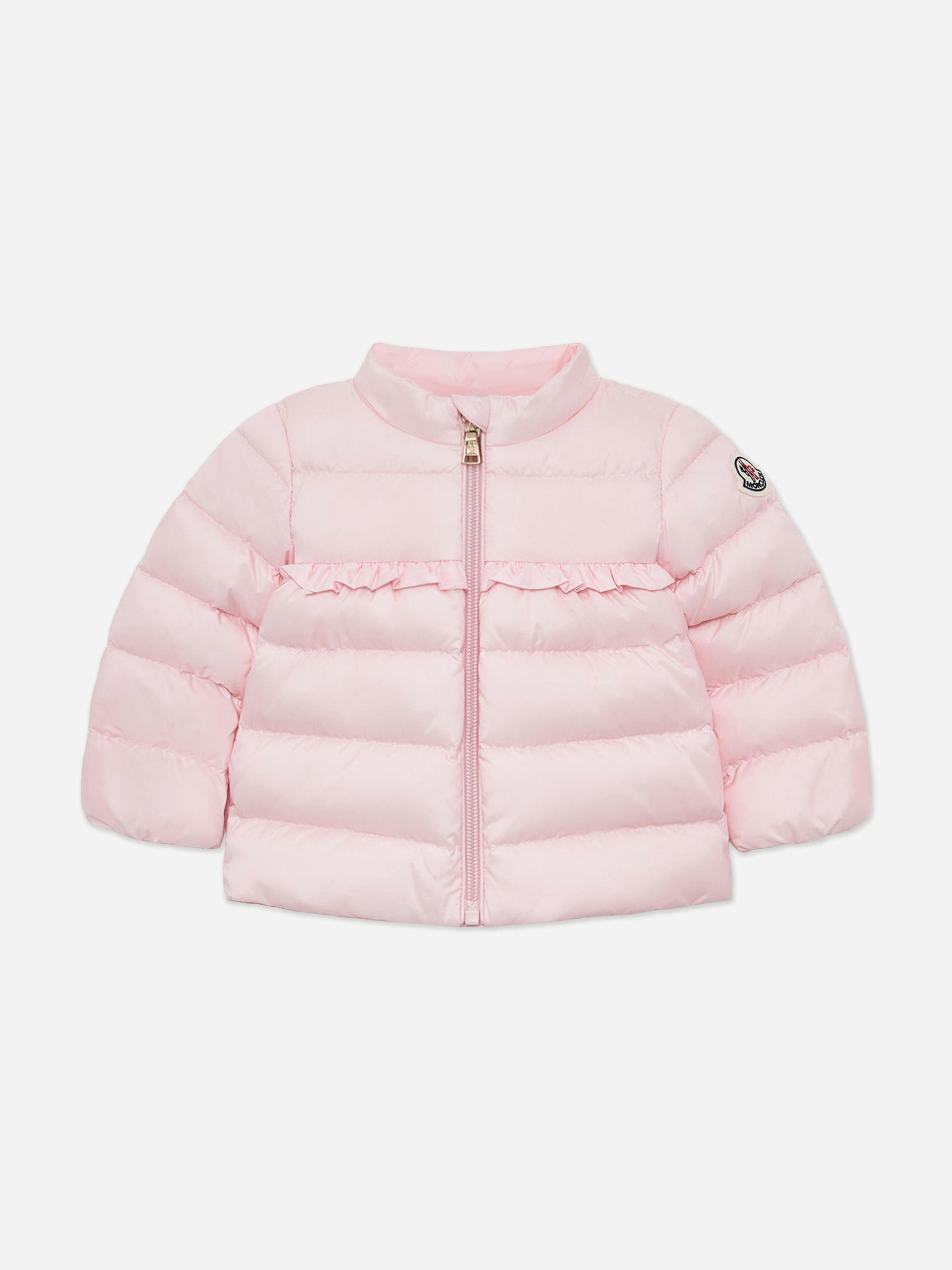 Moncler Enfant Women's Pink Baby Girls Down Padded Nazife Jacket In - 2 Yrs