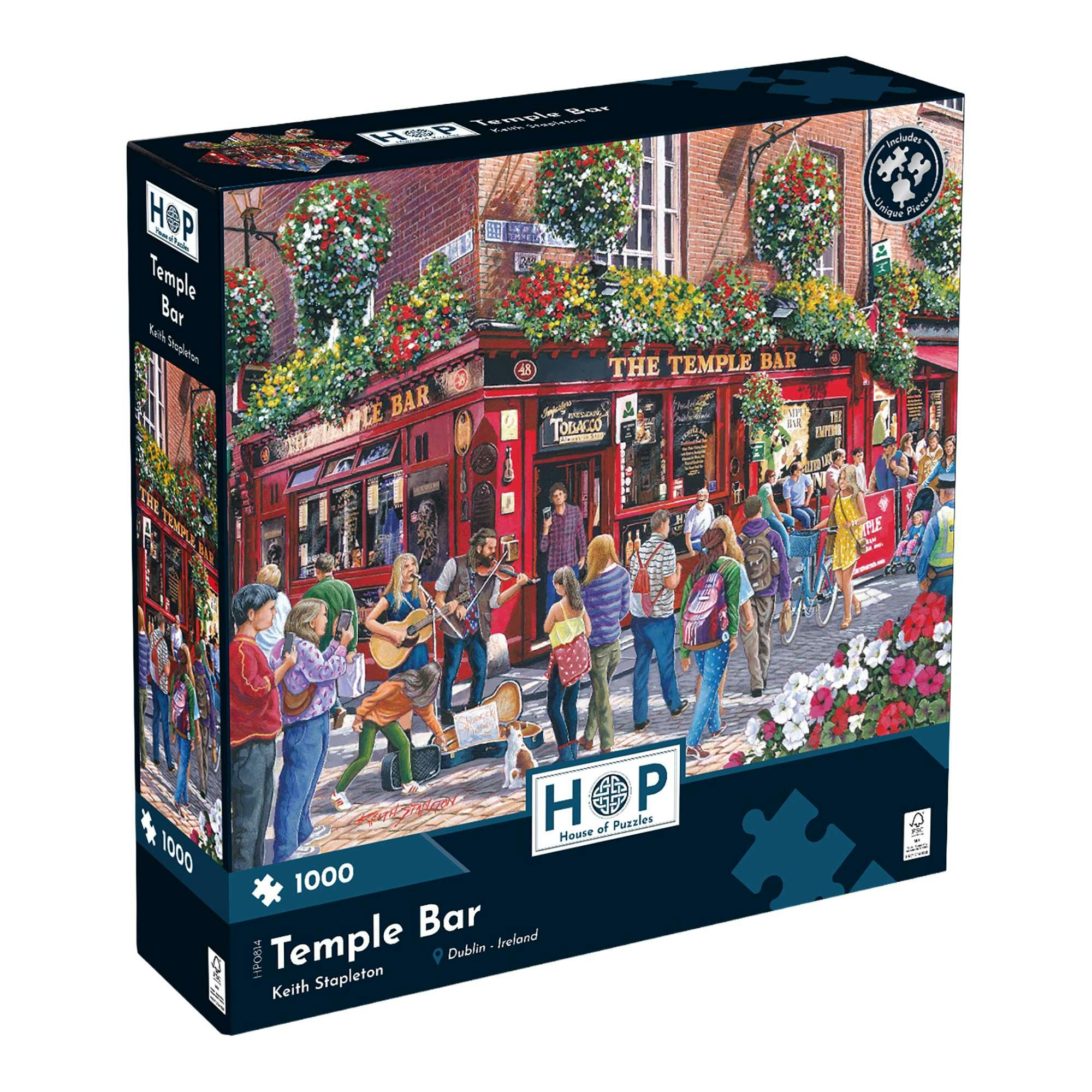 The House Of Puzzles Temple Bar 1000 Piece Jigsaw Puzzle