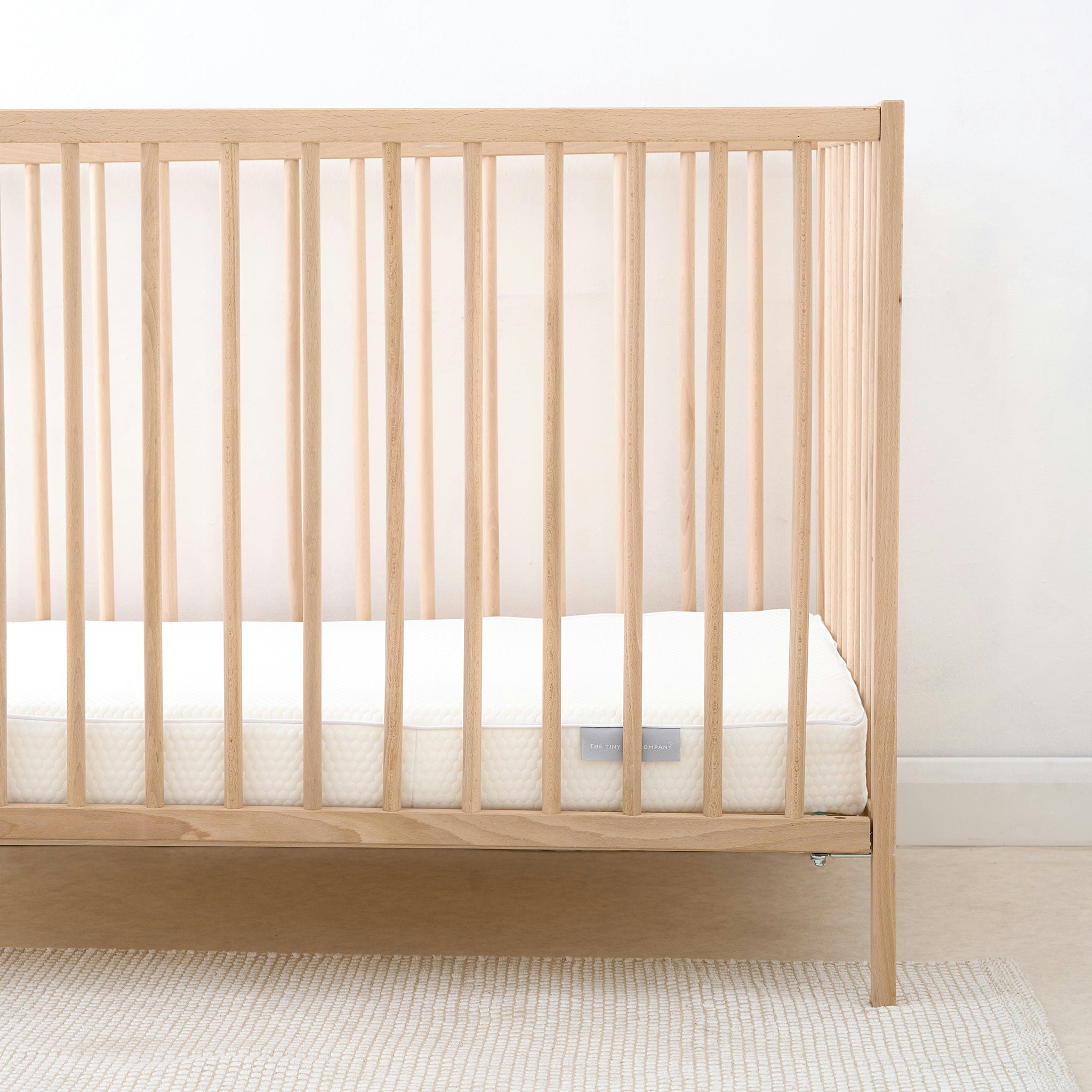 The Tiny Bed Company White Tiny Dreamer Plus™ - Luxury Pocket Sprung Cot Bed Mattress (160 X 90Cm) - Mattress Only
