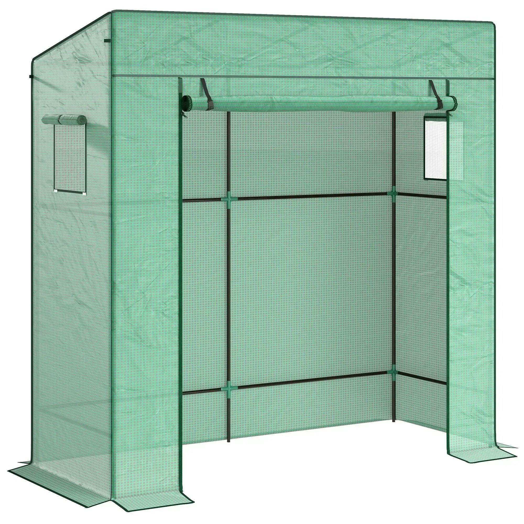 Rackhams Green 77 X 196Cm Walk-In House, With Accessories